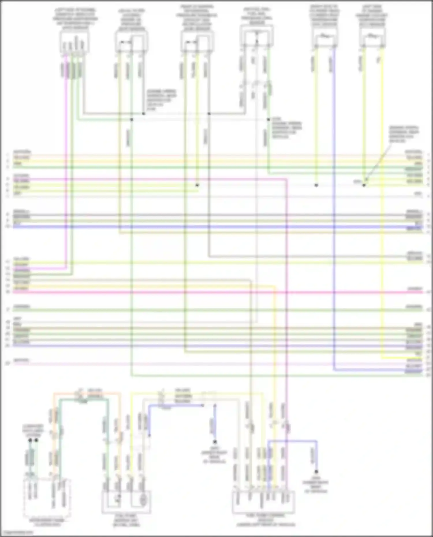 Ranger Ford T6 facelift 2 (2019-2022): Wiring diagram engine performance 2.3l turbo (7 of 9)