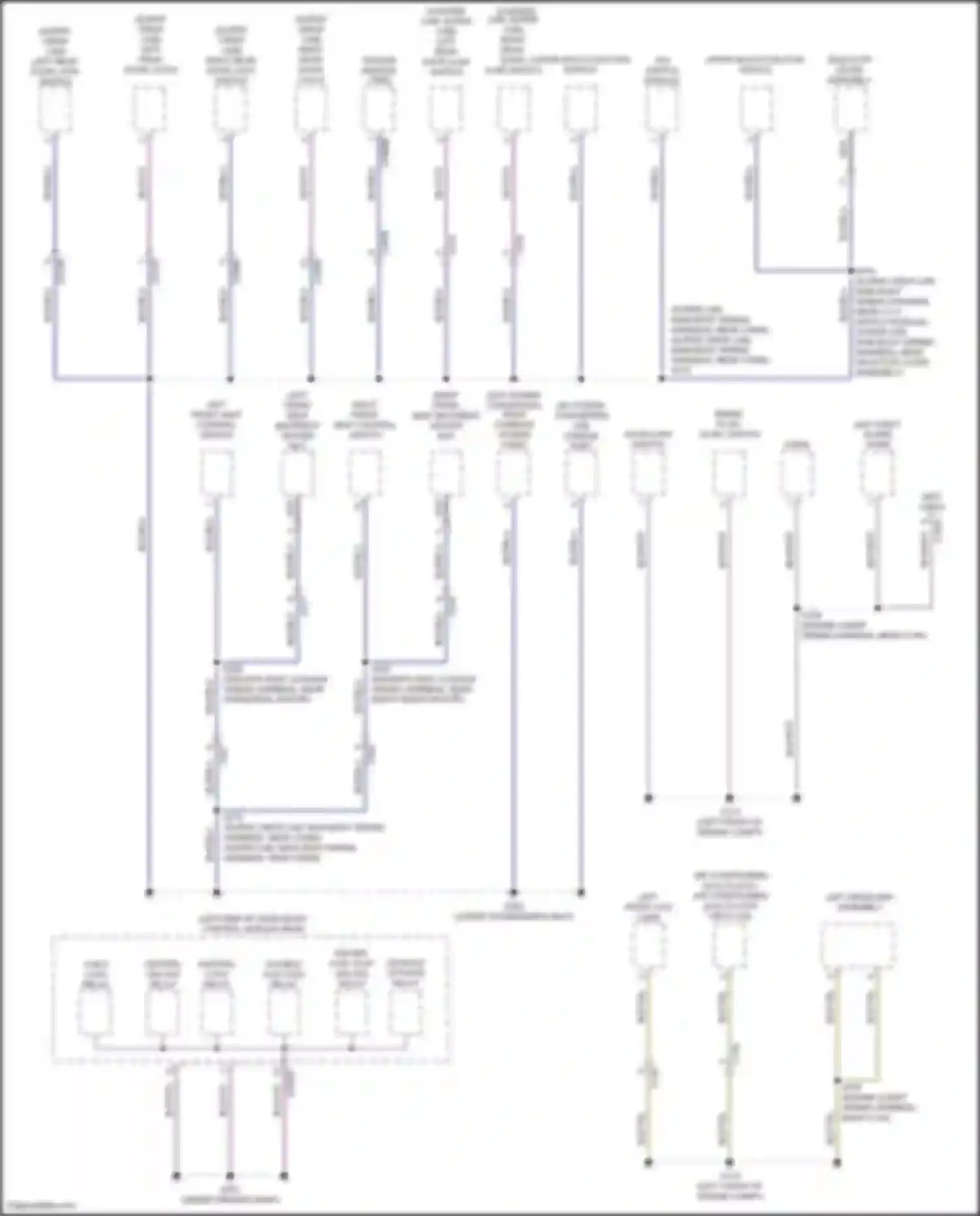 Ranger Ford T6 facelift 2 (2019-2022): Ground distribution circuit (3 of 5)