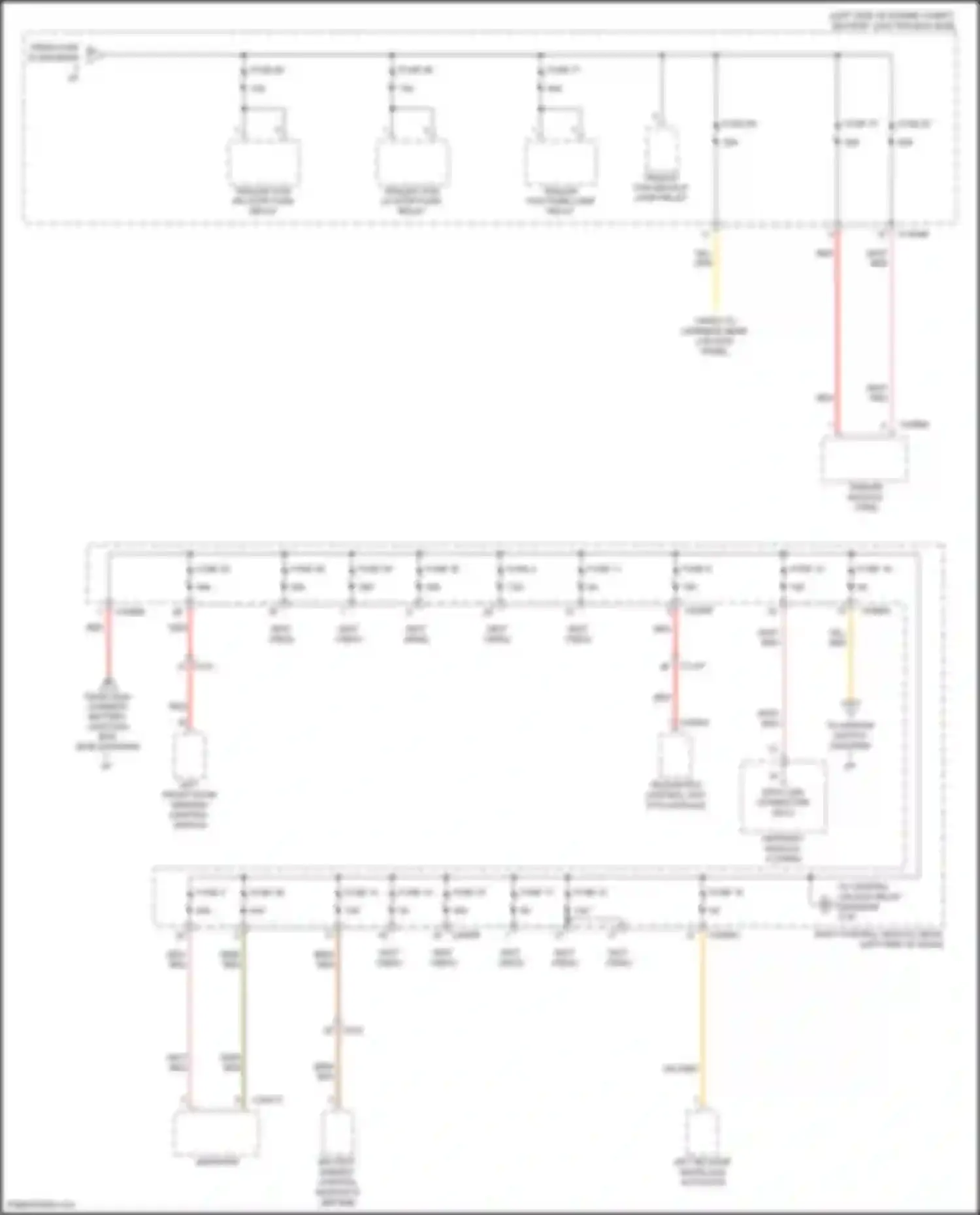 Ranger Ford T6 facelift 2 (2019-2022): Power distribution circuit (4 of 7)