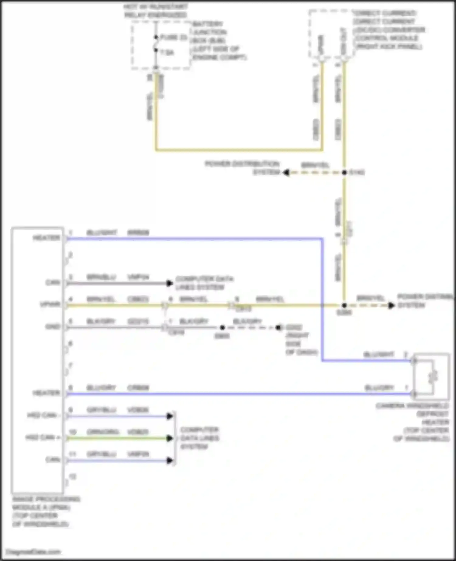 Wiring diagram brn/blu for Ford Ranger T6 facelift 2 (2019-2022) (2 of 43)