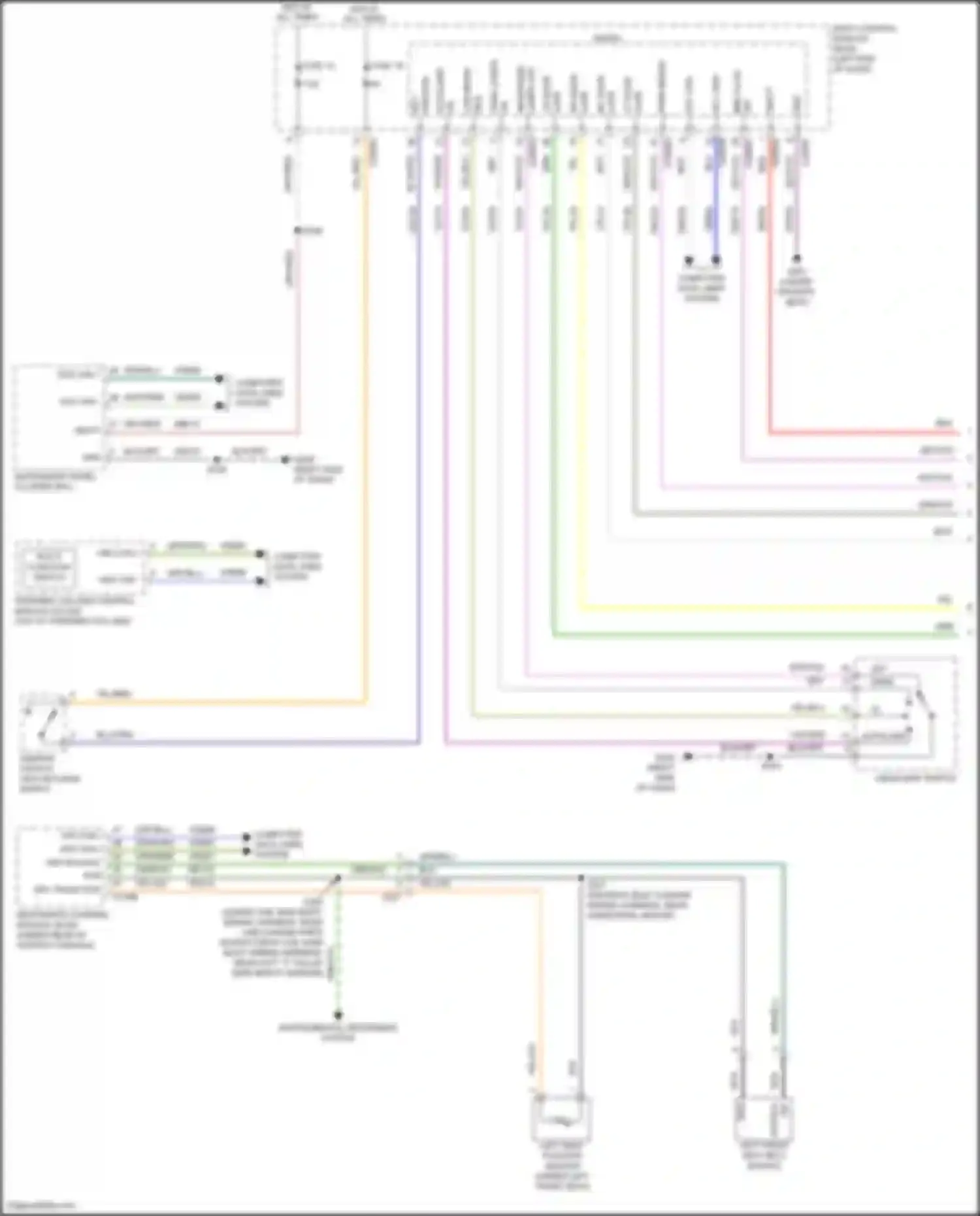Wiring diagram ignition switch for Ford Ranger T6 facelift 2 (2019-2022) (1 of 6)