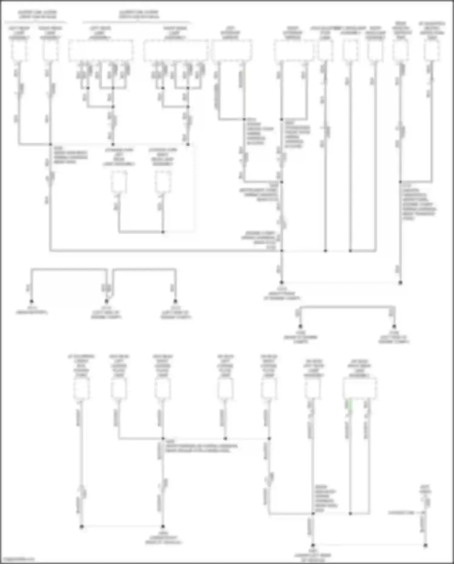 Wiring diagram left headlamp assembly for Ford Ranger T6 facelift 2 (2019-2022) (2 of 4)
