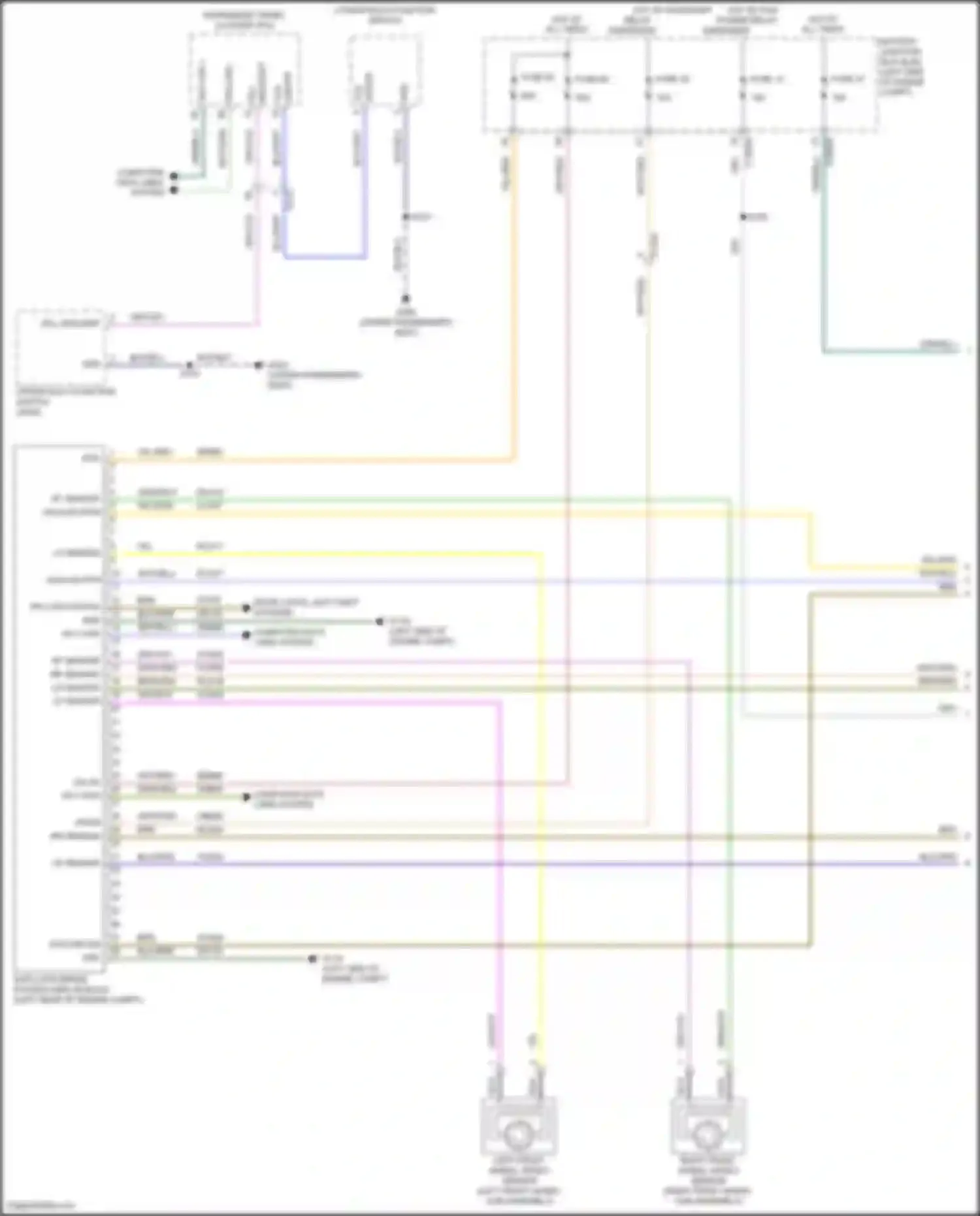 Wiring diagram lr sensor hi for Ford Ranger T6 facelift 2 (2019-2022) (1 of 2)
