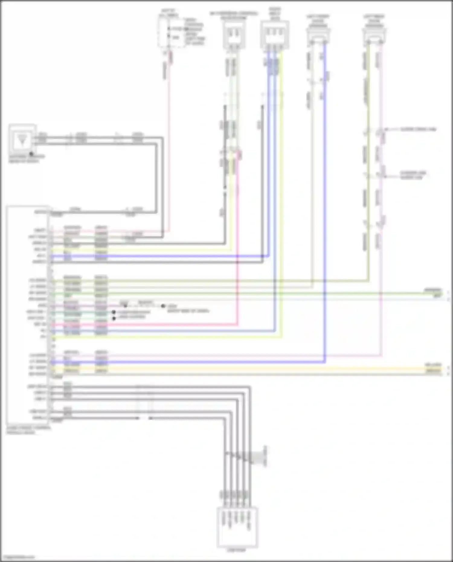 Wiring diagram rr spkr for Ford Ranger T6 facelift 2 (2019-2022) (3 of 5)