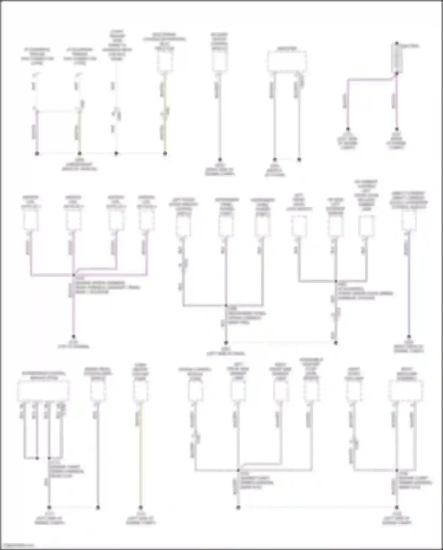 Wiring diagram top of engine) for Ford Ranger T6 facelift 2 (2019-2022) (1 of 3)