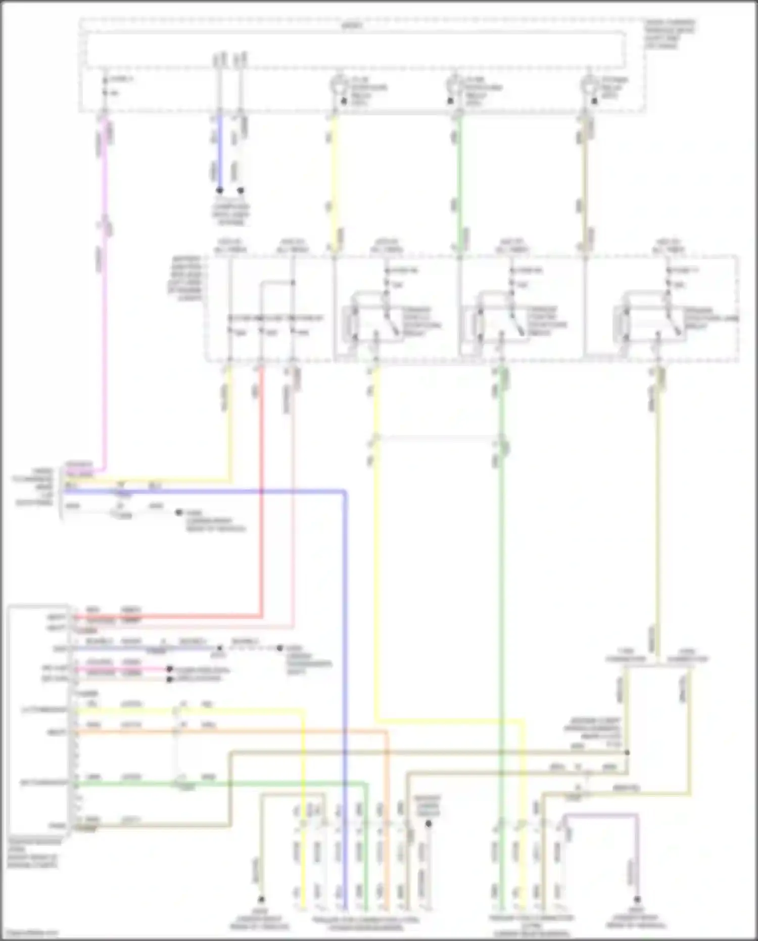 Wiring diagram trailer tow rh stop/turn relay for Ford Ranger T6 facelift 2 (2019-2022) (2 of 2)