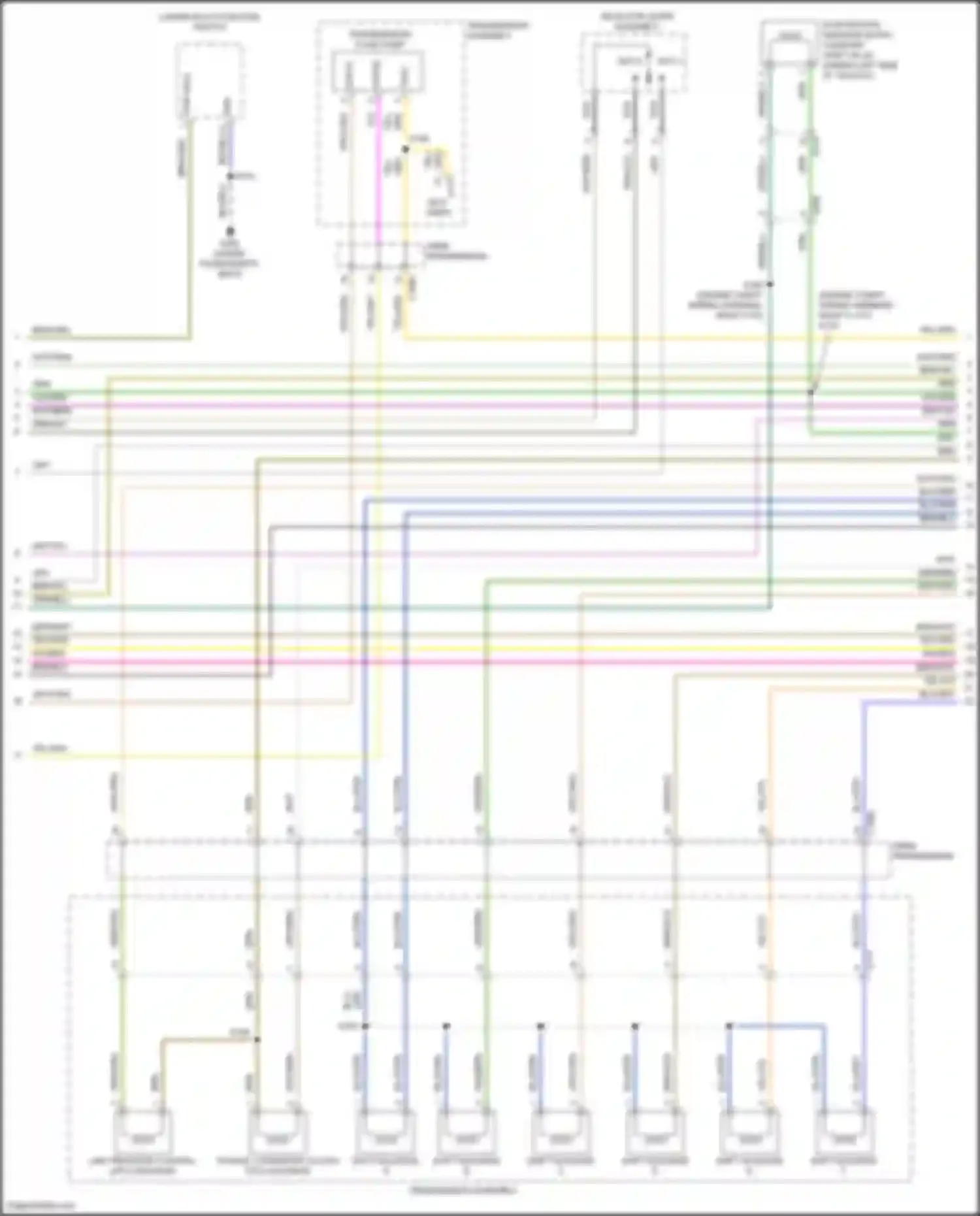 Wiring diagram transmission fluid pump for Ford Ranger T6 facelift 2 (2019-2022) (2 of 2)