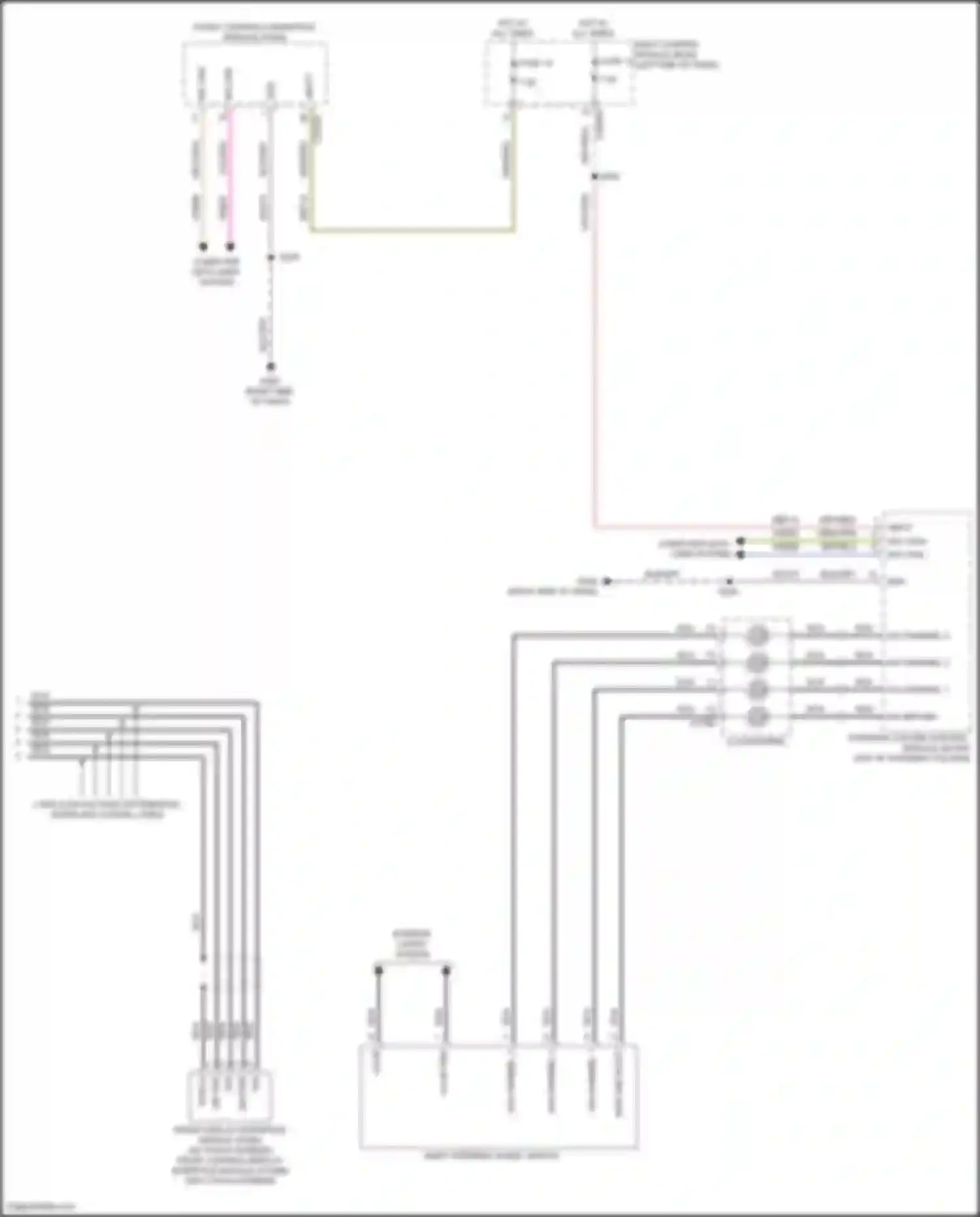 Wiring diagram w/ touch screen for Ford Ranger T6 facelift 2 (2019-2022) (2 of 6)