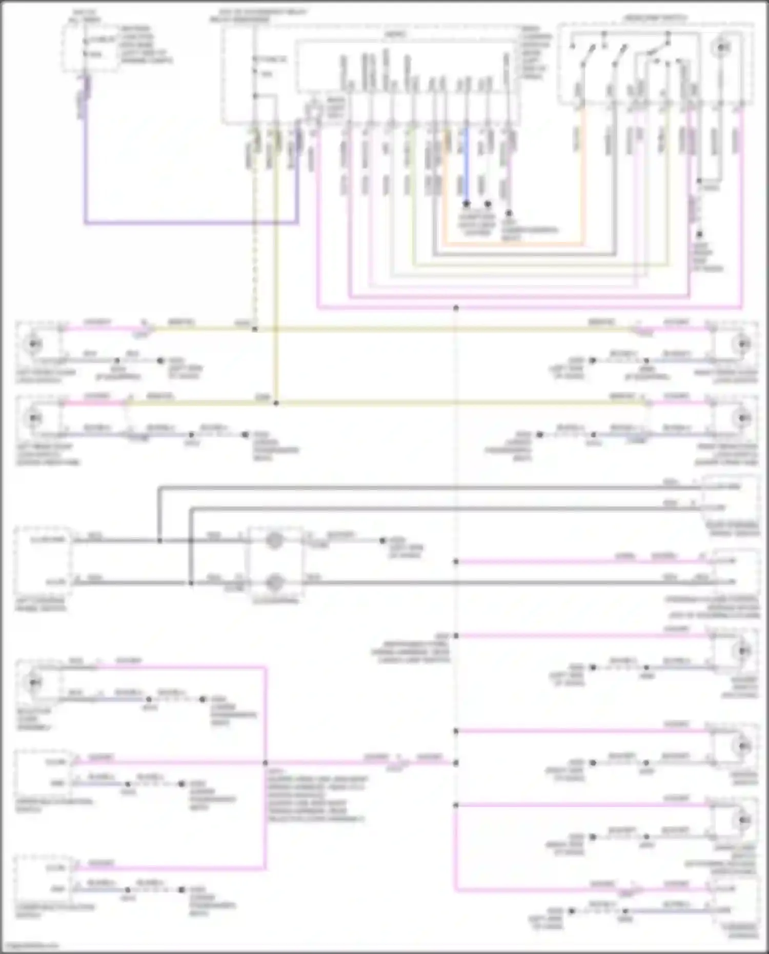 Wiring diagram w/o sync for Ford Ranger T6 facelift 2 (2019-2022) (6 of 8)