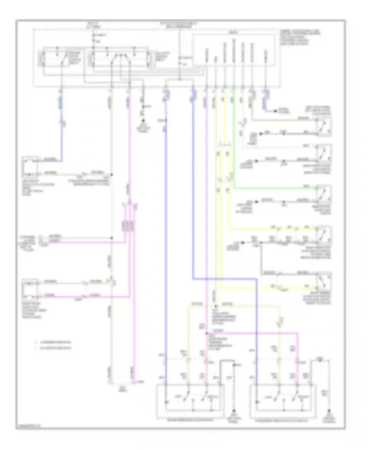 RV Cutaway E350 Super Duty Ford  (1999-2011): Forced entry circuit, with cutaway