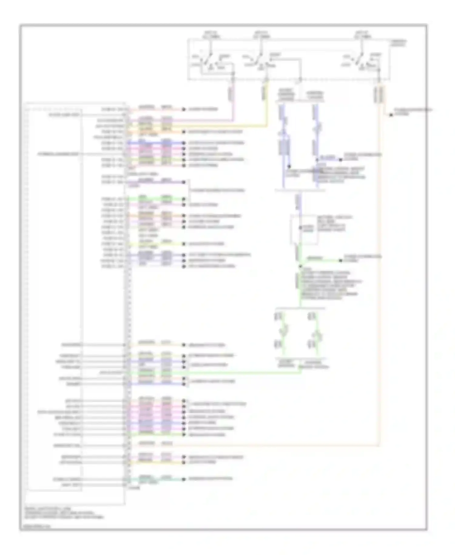 RV Cutaway E350 Super Duty Ford  (1999-2011): Body control modules circuit (1 of 3)