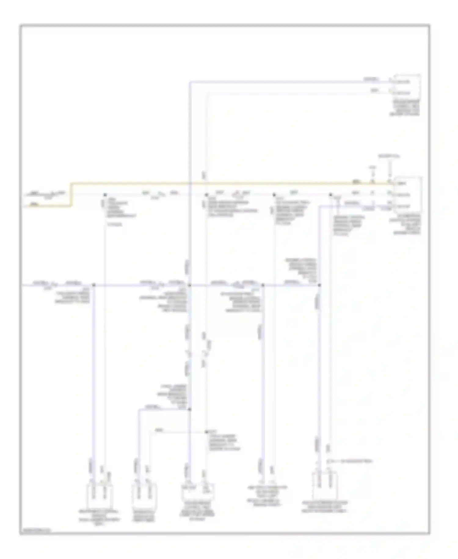 RV Cutaway E350 Super Duty Ford  (1999-2011): Computer data lines circuit, without stripped chassis without navigation (2 of 2)