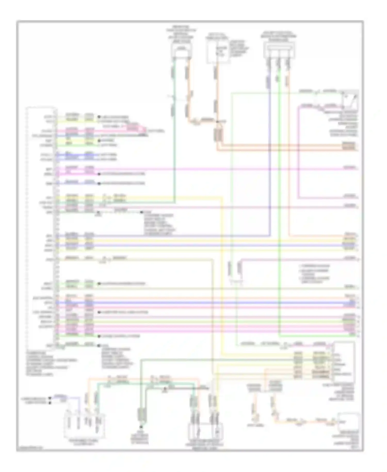 RV Cutaway E350 Super Duty Ford  (1999-2011): Wiring diagram engine performance 5.4l, without torqshift (1 of 5)