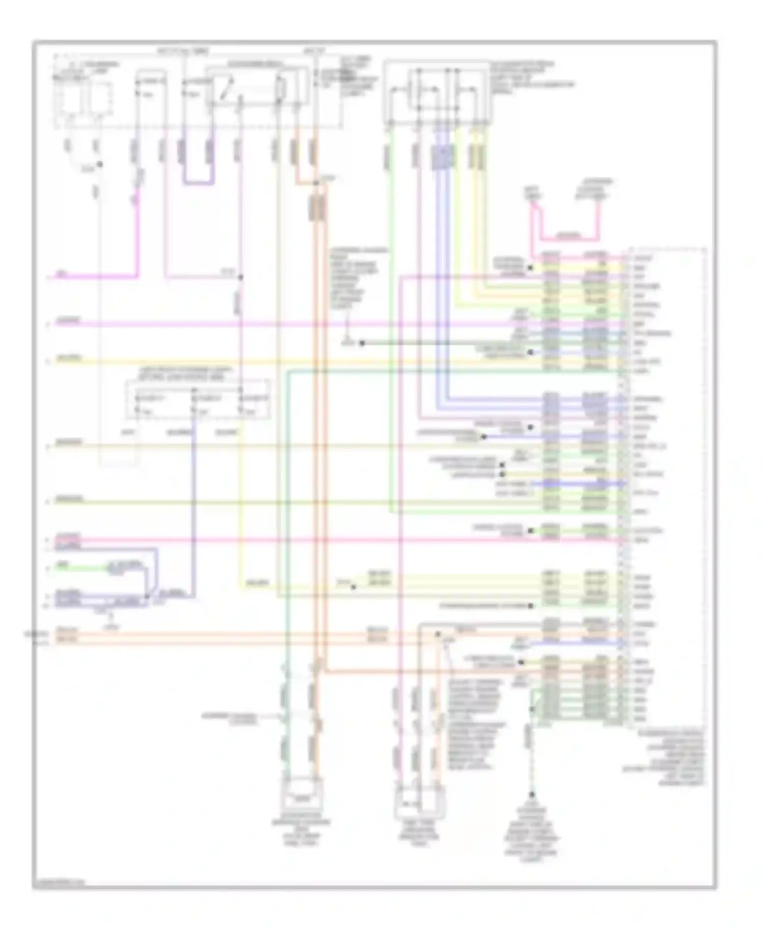 RV Cutaway E350 Super Duty Ford  (1999-2011): Wiring diagram engine performance 6.8l (5 of 5)