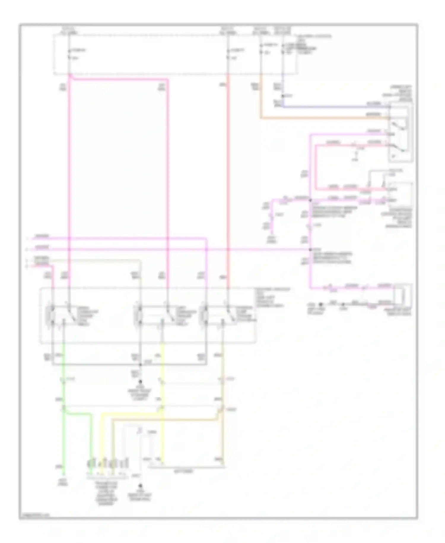 RV Cutaway E350 Super Duty Ford  (1999-2011): Exterior lamps circuit, cutaway (2 of 2)
