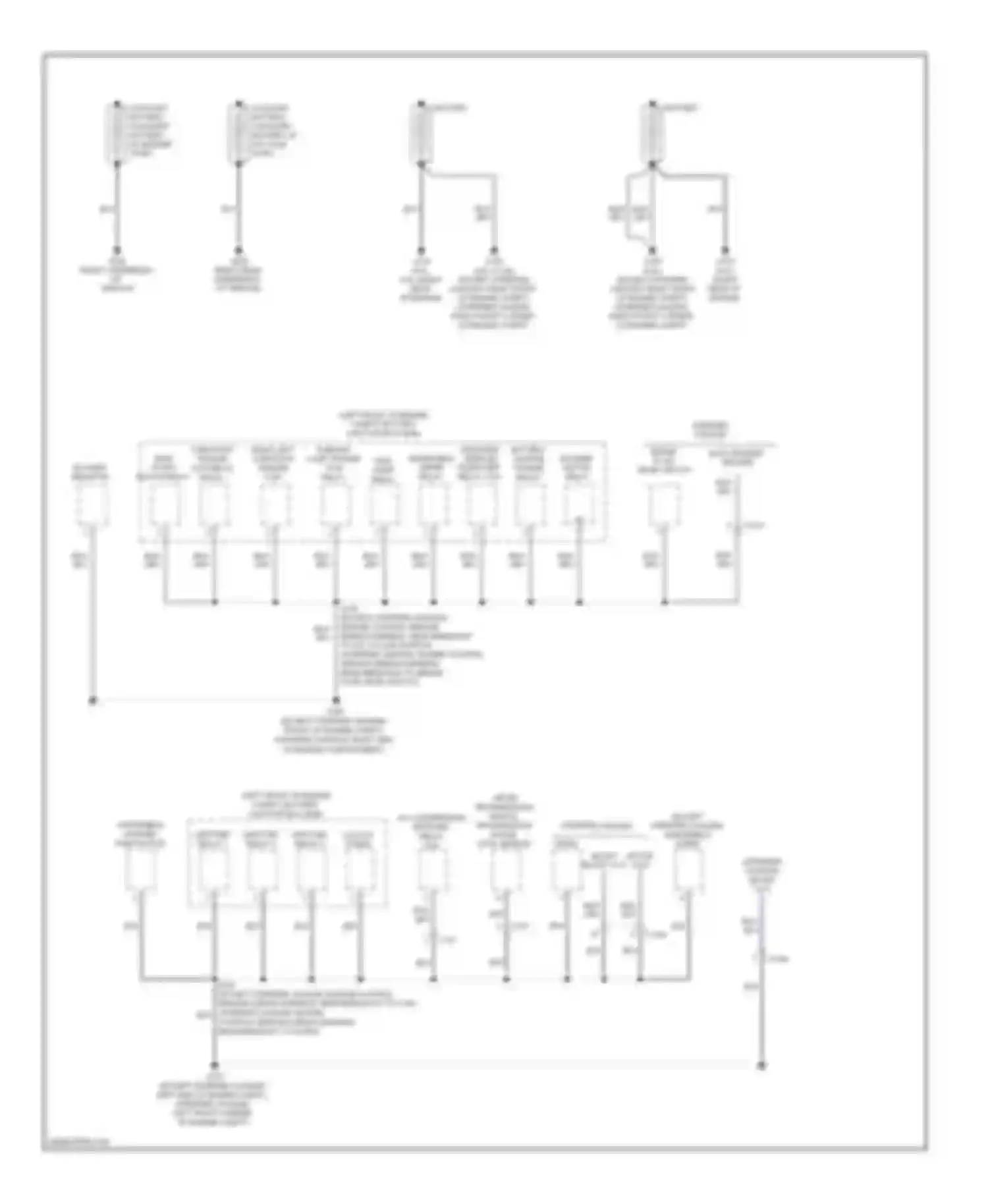 RV Cutaway E350 Super Duty Ford  (1999-2011): Ground distribution circuit (1 of 5)
