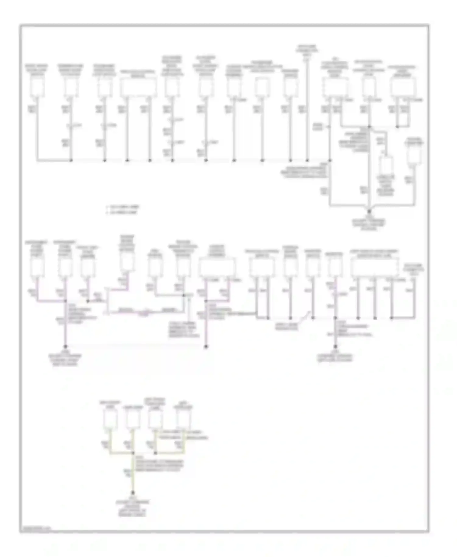 RV Cutaway E350 Super Duty Ford  (1999-2011): Ground distribution circuit (5 of 5)