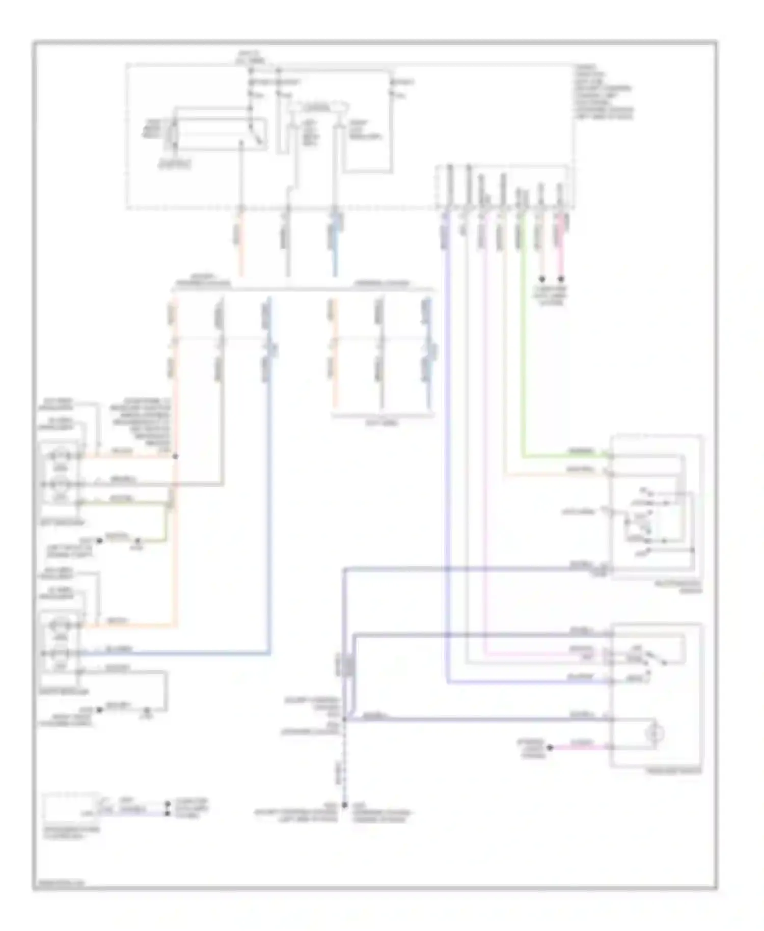 RV Cutaway E350 Super Duty Ford  (1999-2011): Headlights circuit