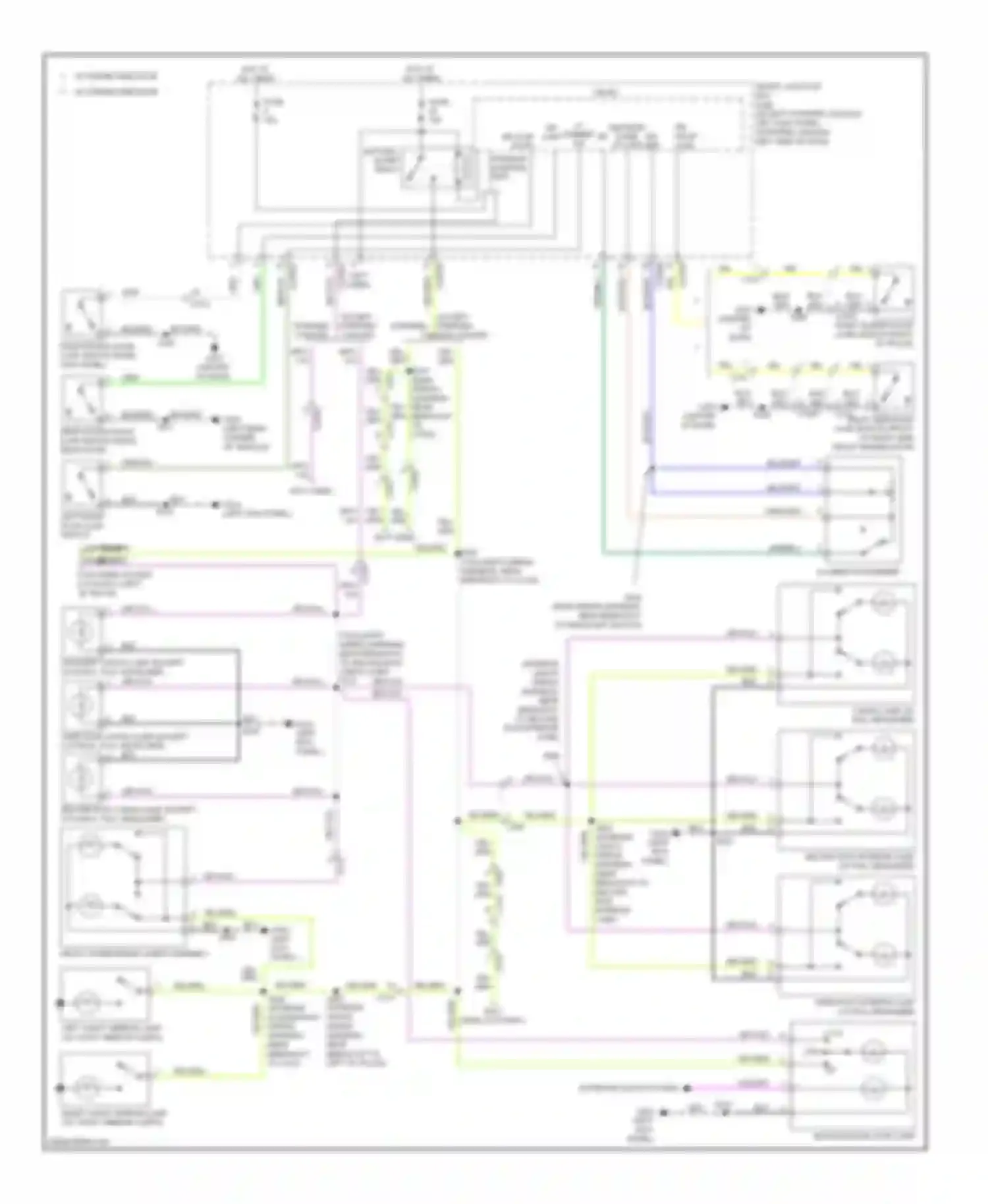 RV Cutaway E350 Super Duty Ford  (1999-2011): Courtesy lamps circuit