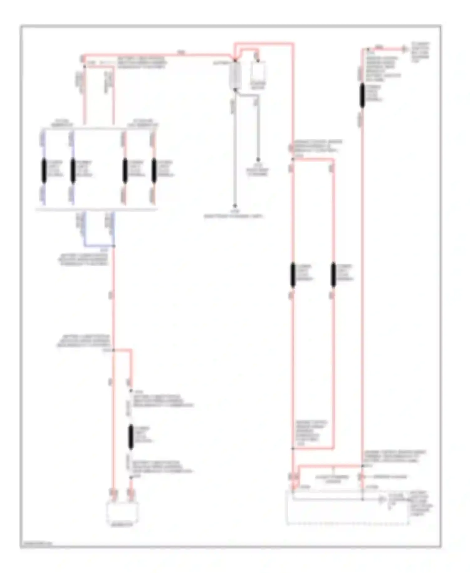 RV Cutaway E350 Super Duty Ford  (1999-2011): Power distribution circuit (1 of 9)