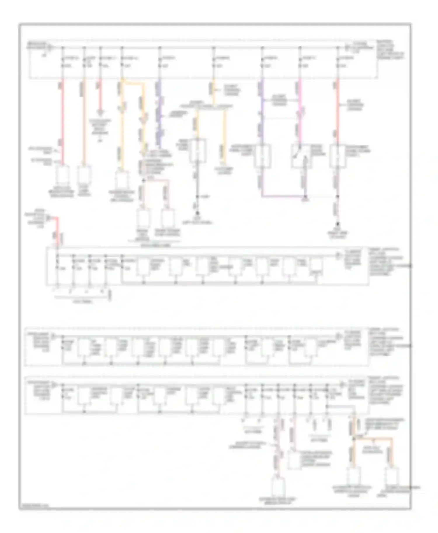 RV Cutaway E350 Super Duty Ford  (1999-2011): Power distribution circuit (3 of 9)