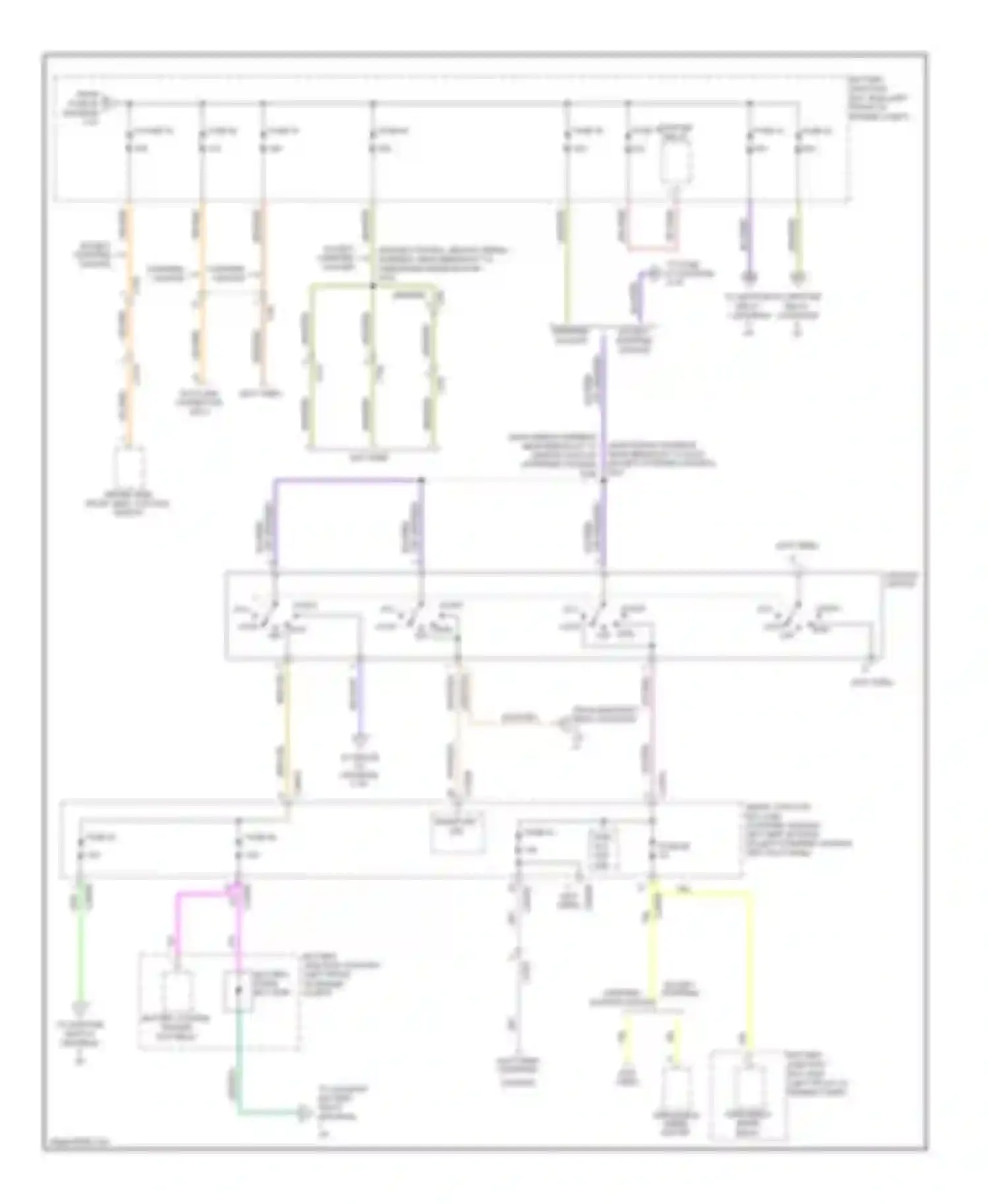 RV Cutaway E350 Super Duty Ford  (1999-2011): Power distribution circuit (4 of 9)
