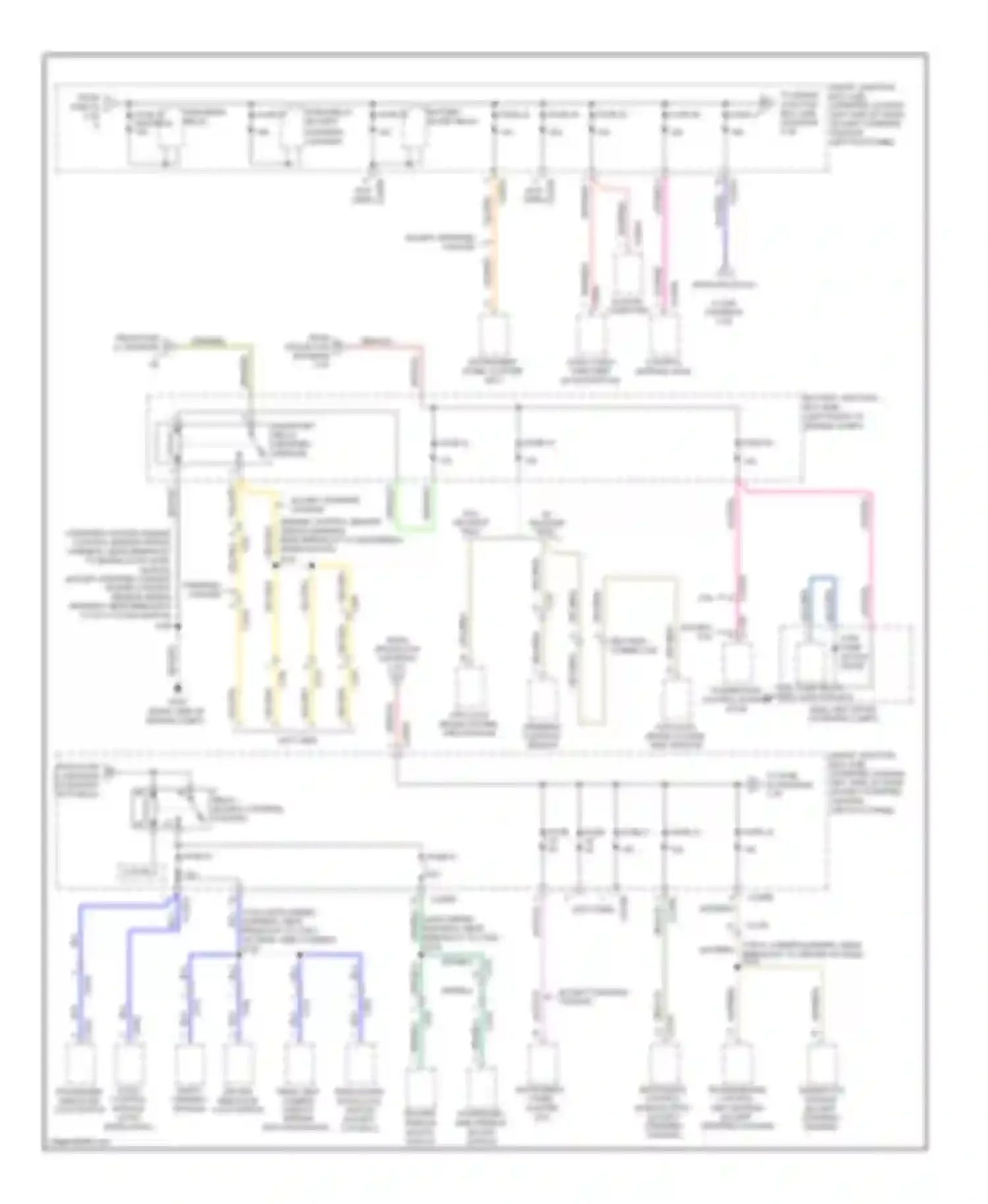 RV Cutaway E350 Super Duty Ford  (1999-2011): Power distribution circuit (6 of 9)