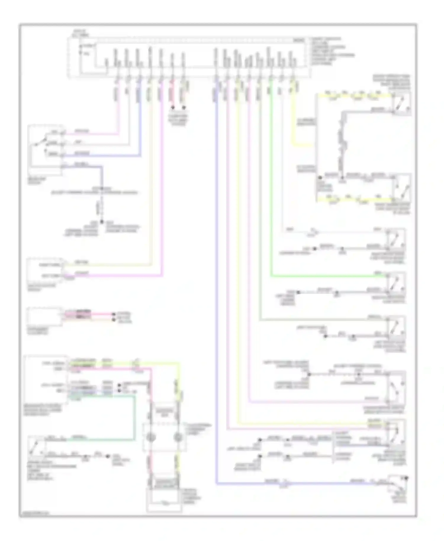 RV Cutaway E350 Super Duty Ford  (1999-2011): Chime circuit