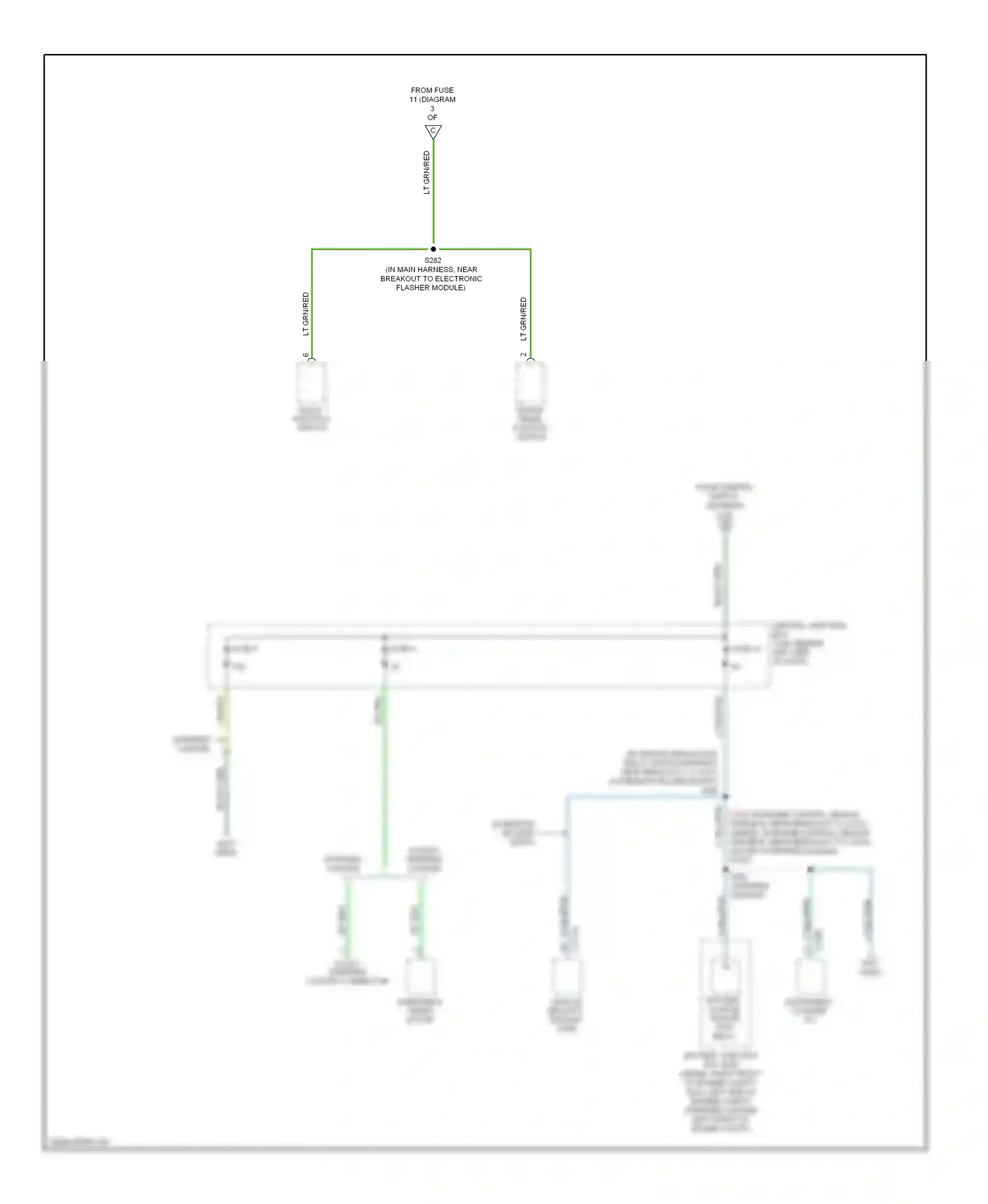Ford RV Cutaway E350 Super Duty  (1999-2011) multi- function switch wiring diagram  (20 of 20)