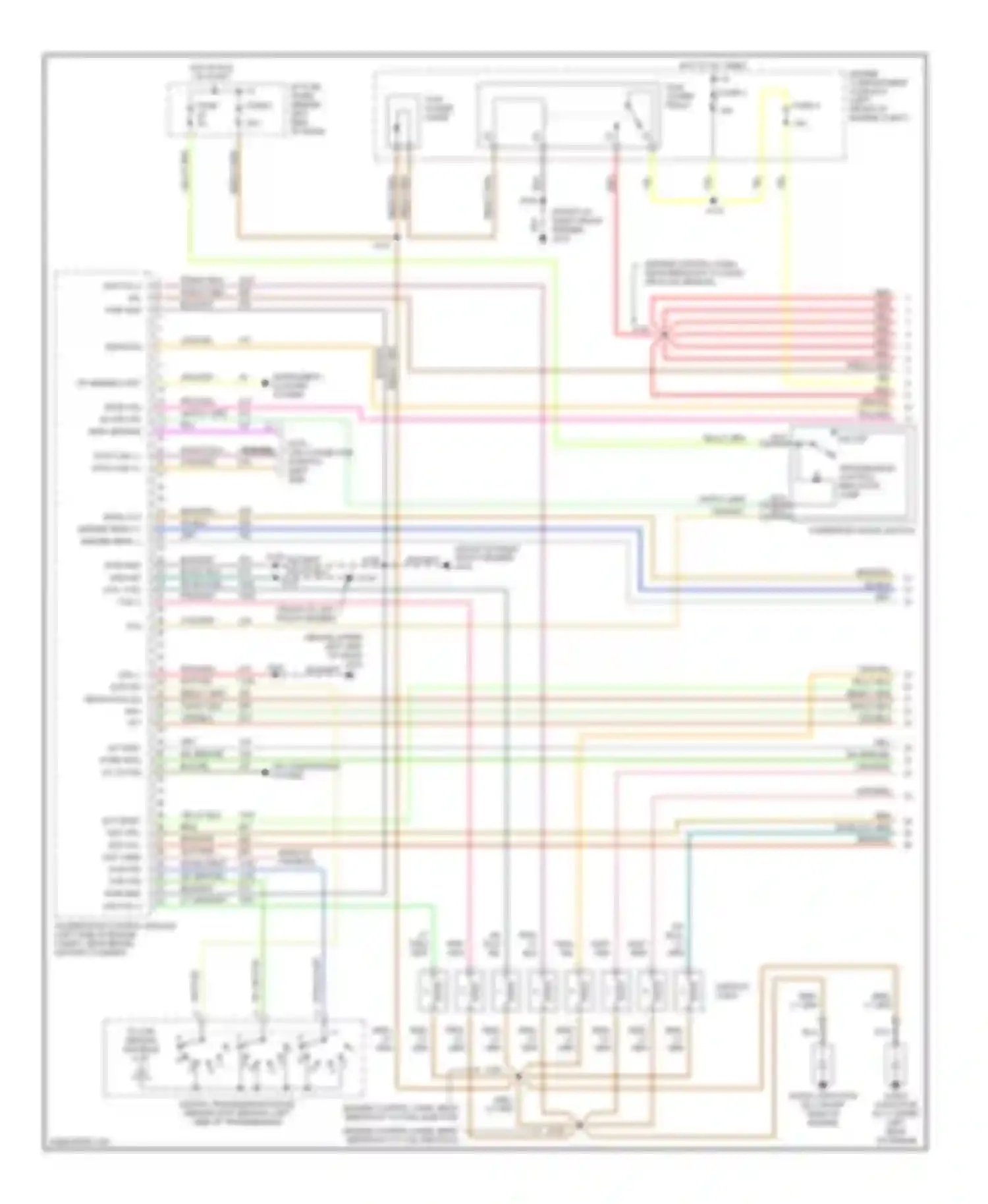 RV Cutaway E350 Ford  (1997-1998): Wiring diagram engine performance 5.4ls (1 of 4)