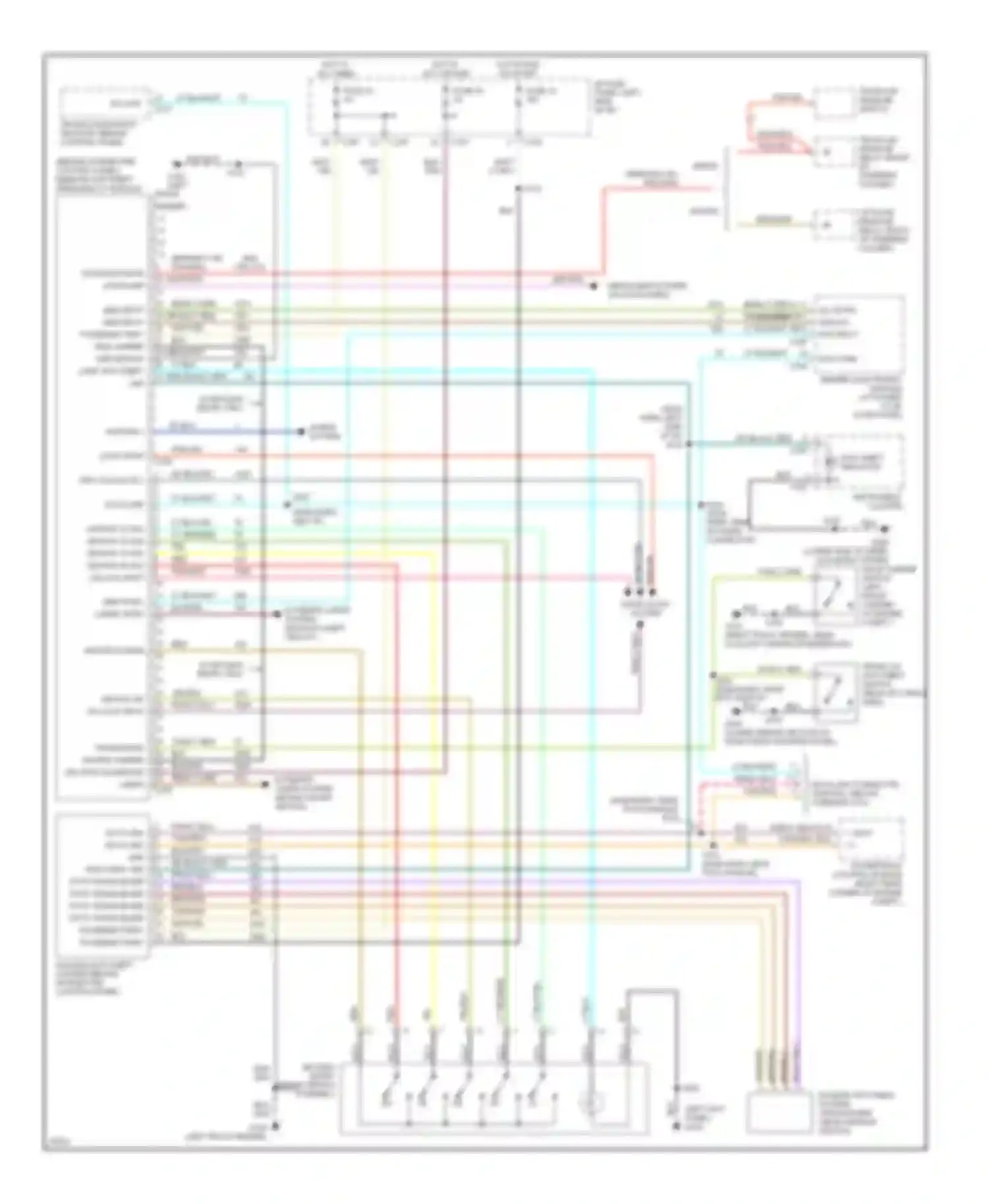 Taurus Ford III (1995-1999): Anti-theft circuit