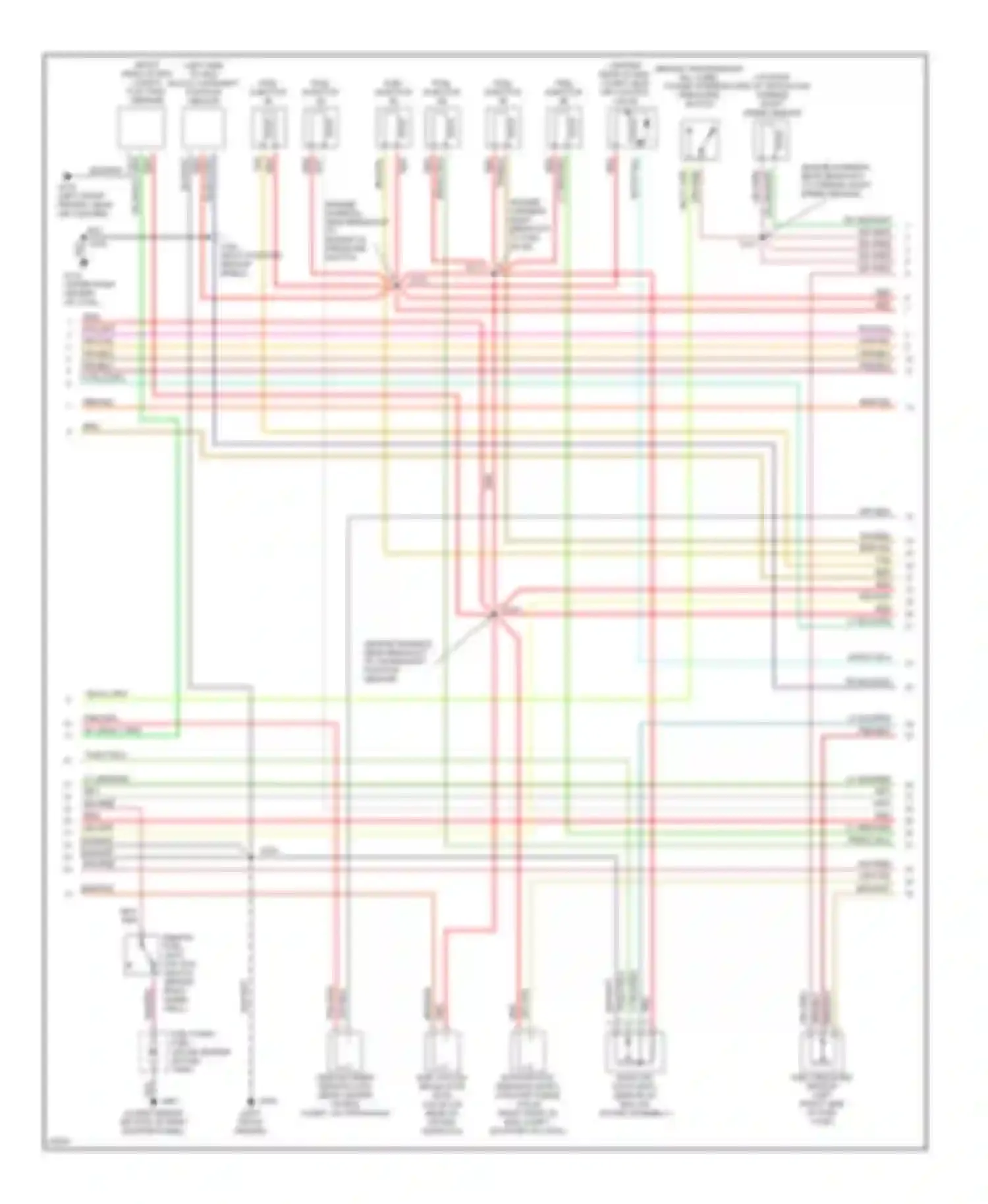 Taurus Ford III (1995-1999): Wiring diagram engine performance 3.0l flex fuels (2 of 3)