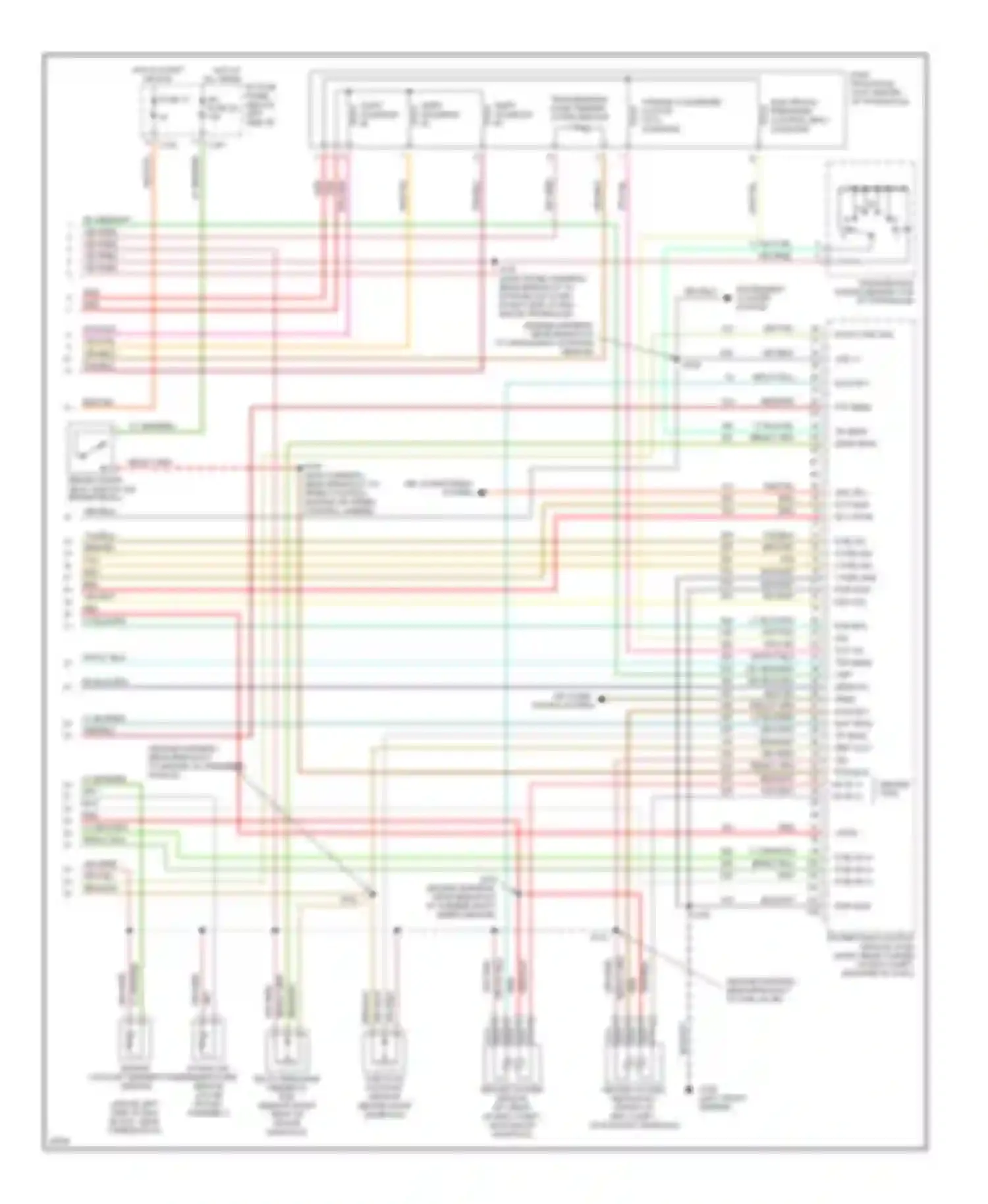 Taurus Ford III (1995-1999): Wiring diagram engine performance 3.0l flex fuels (3 of 3)