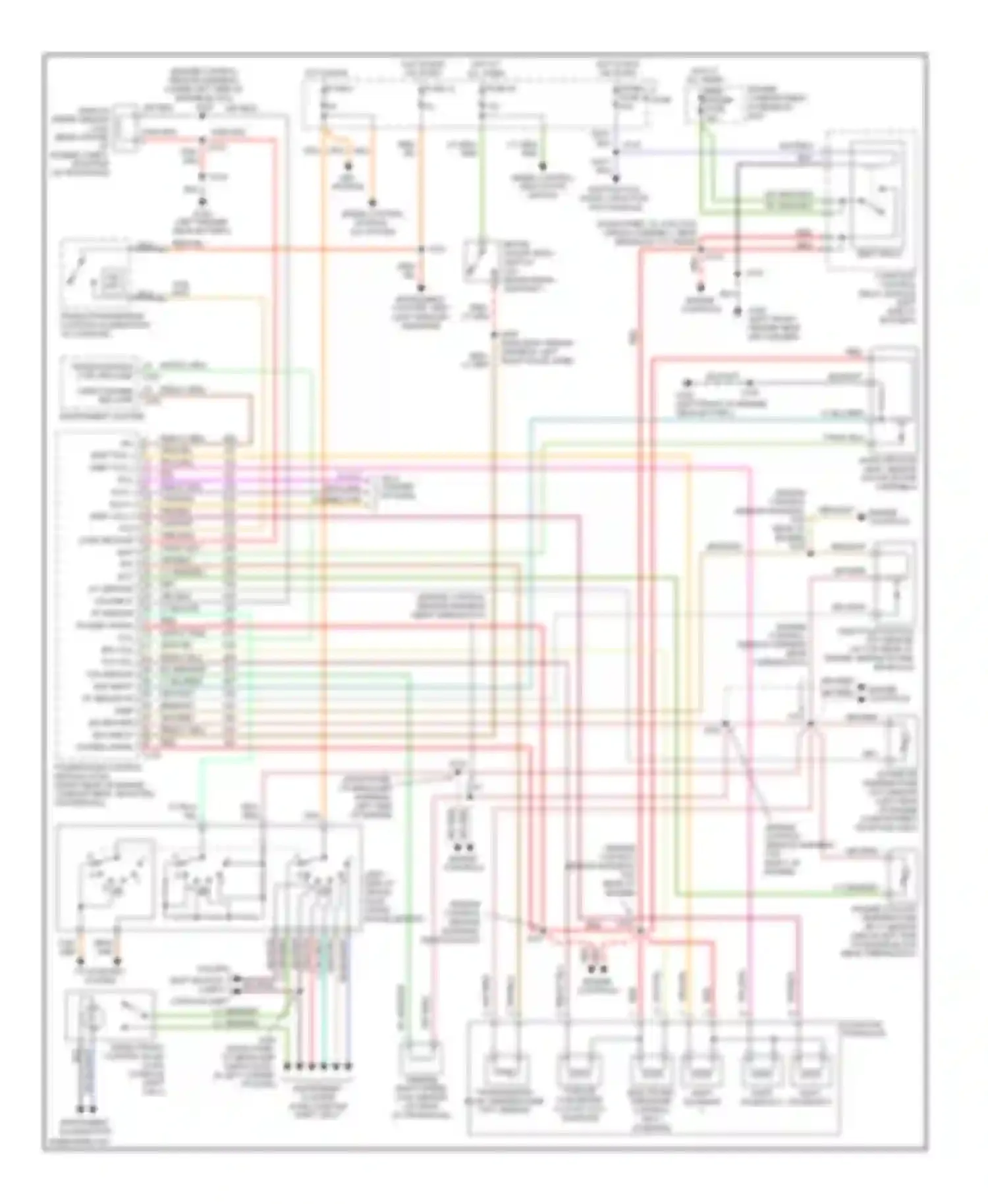 Taurus Ford III (1995-1999): 3.4l sho, transmission circuit
