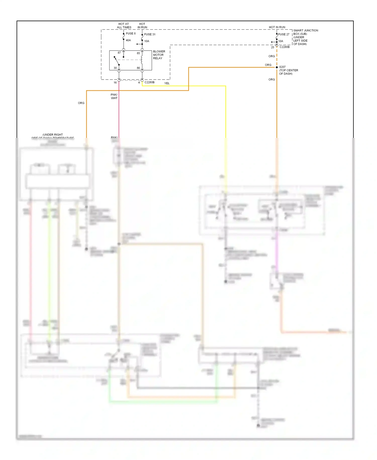 Ford Taurus IV facelift (2004-2006) blk wiring diagram  (8 of 63)