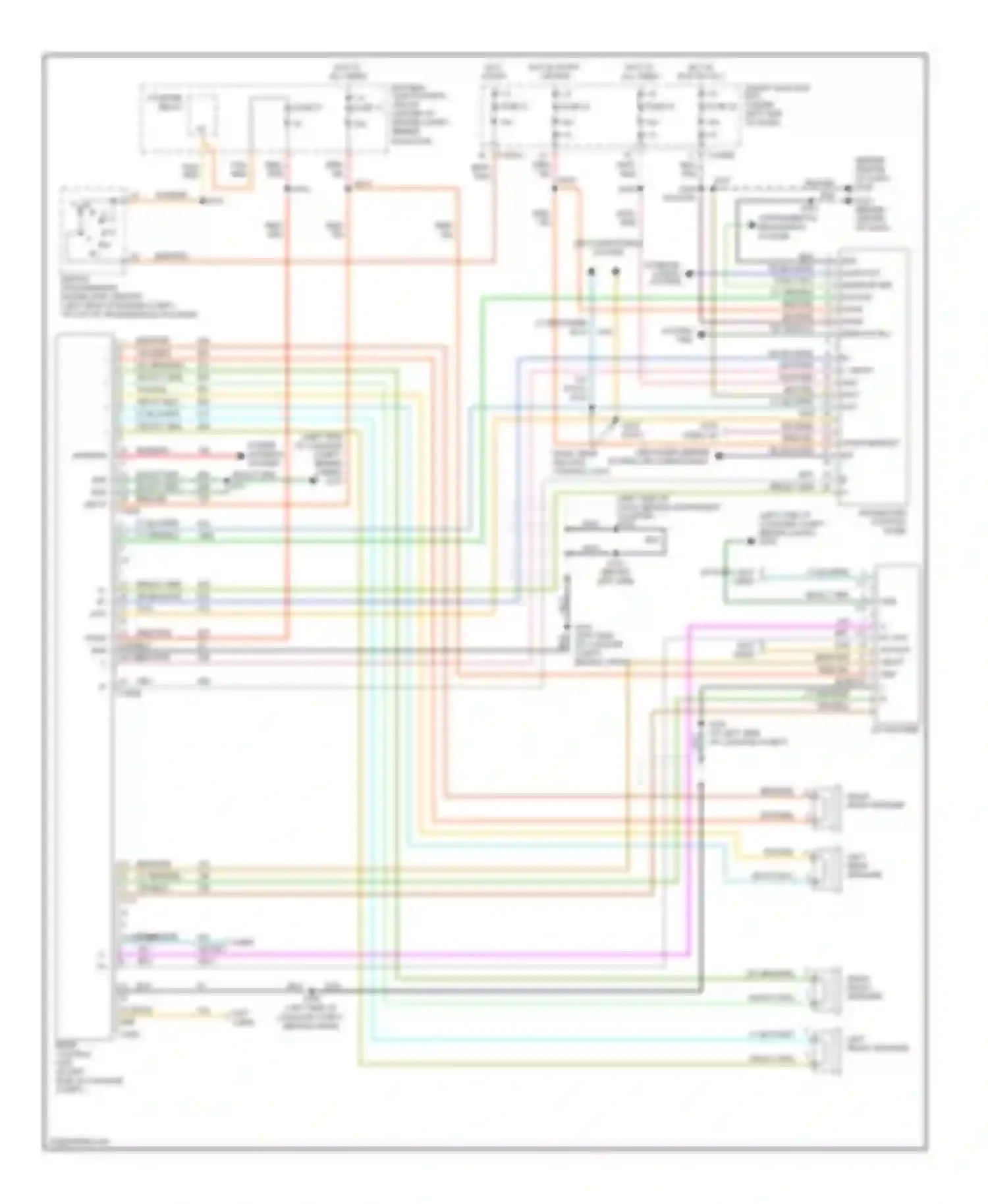 Wiring diagram fuse 22 for Ford Taurus IV facelift (2004-2006) (7 of 10)