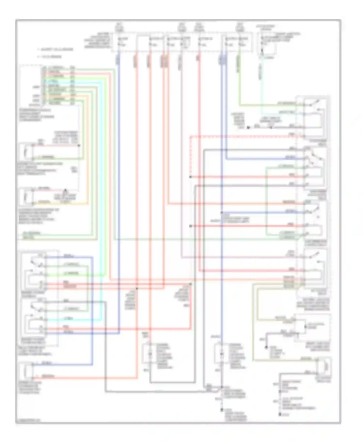 Wiring diagram gry for Ford Taurus IV facelift (2004-2006) (2 of 16)