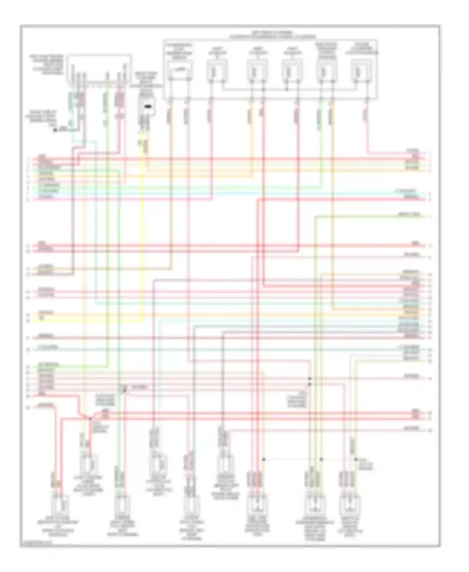 Wiring diagram gry/red for Ford Taurus IV facelift (2004-2006) (10 of 20)