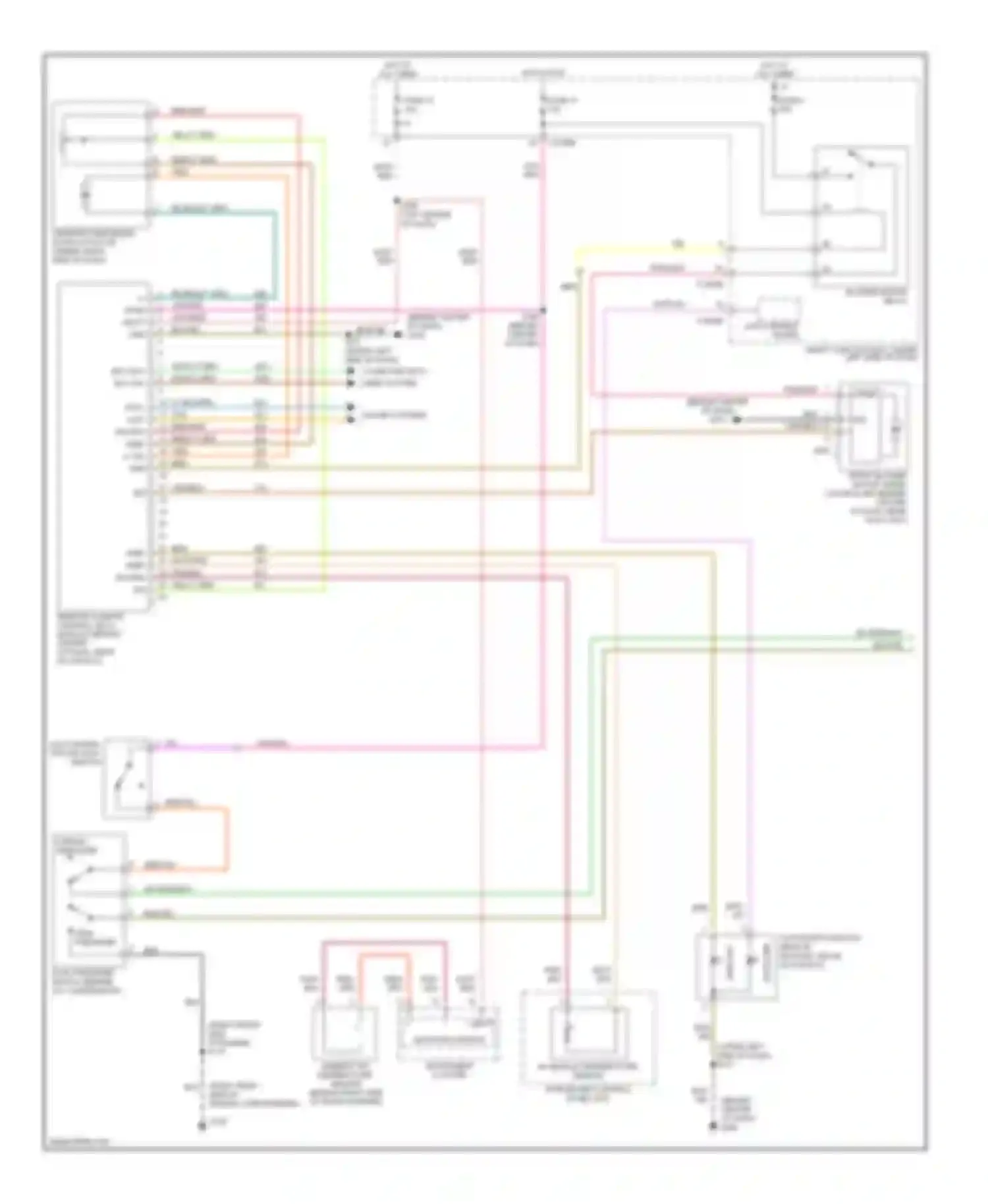 Wiring diagram ms can - ms can + for Ford Taurus IV facelift (2004-2006)