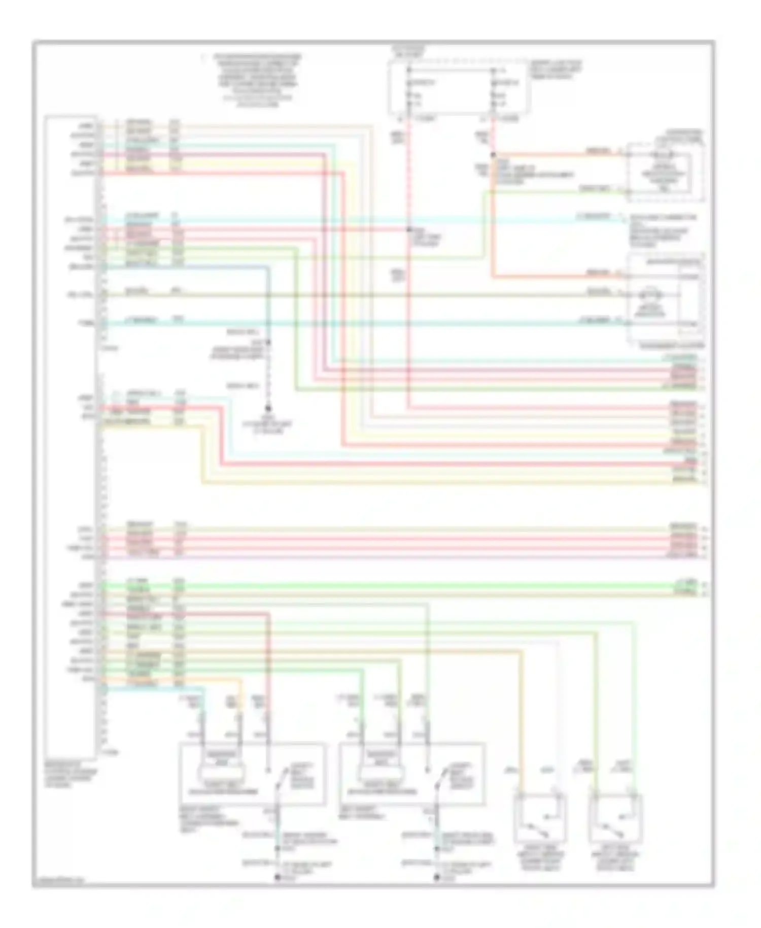 Wiring diagram can+ can- vref sig rtn for Ford Taurus IV facelift (2004-2006)