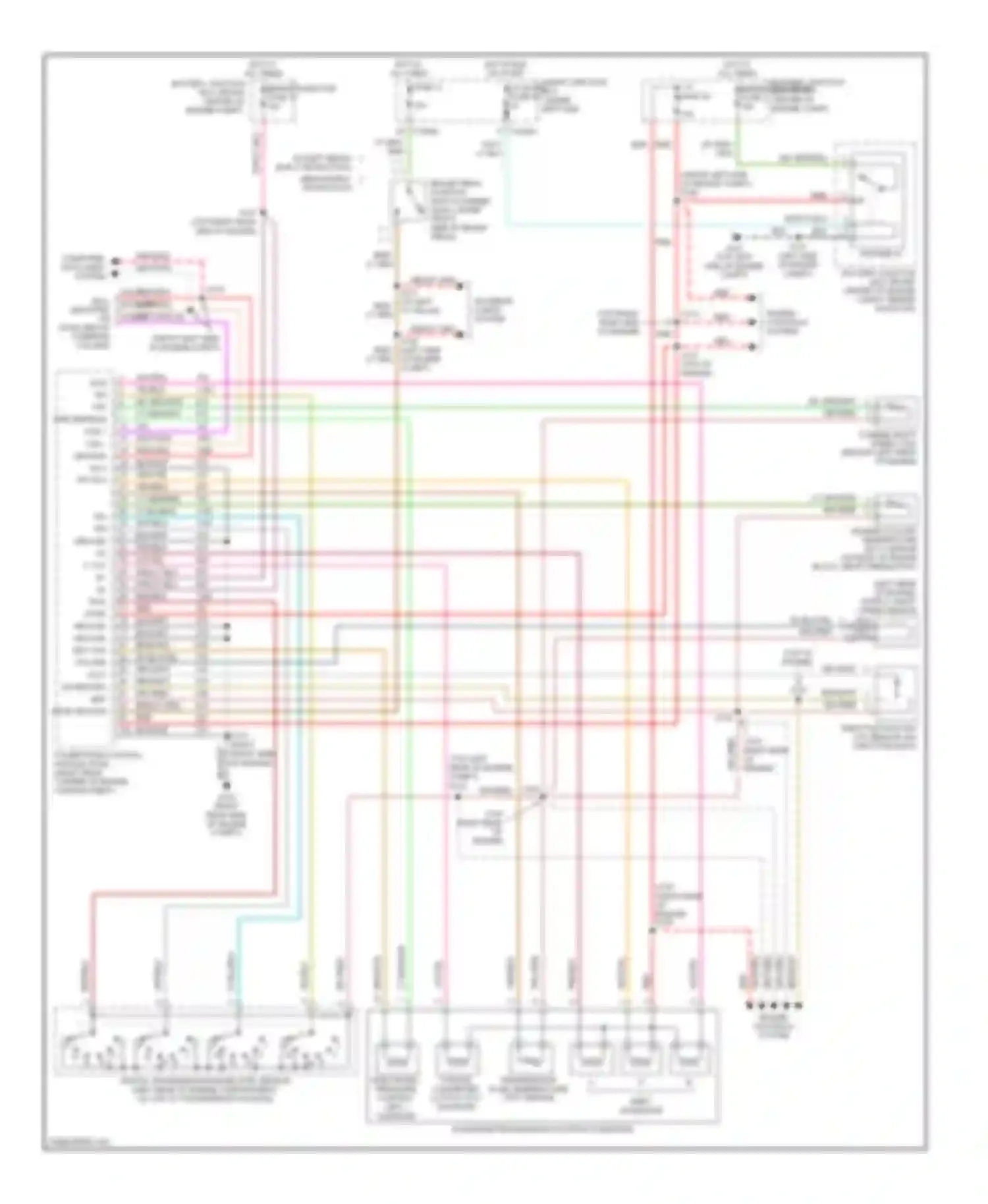 Wiring diagram tss vref eeprom can + can - ground ss a tft ect for Ford Taurus IV facelift (2004-2006)