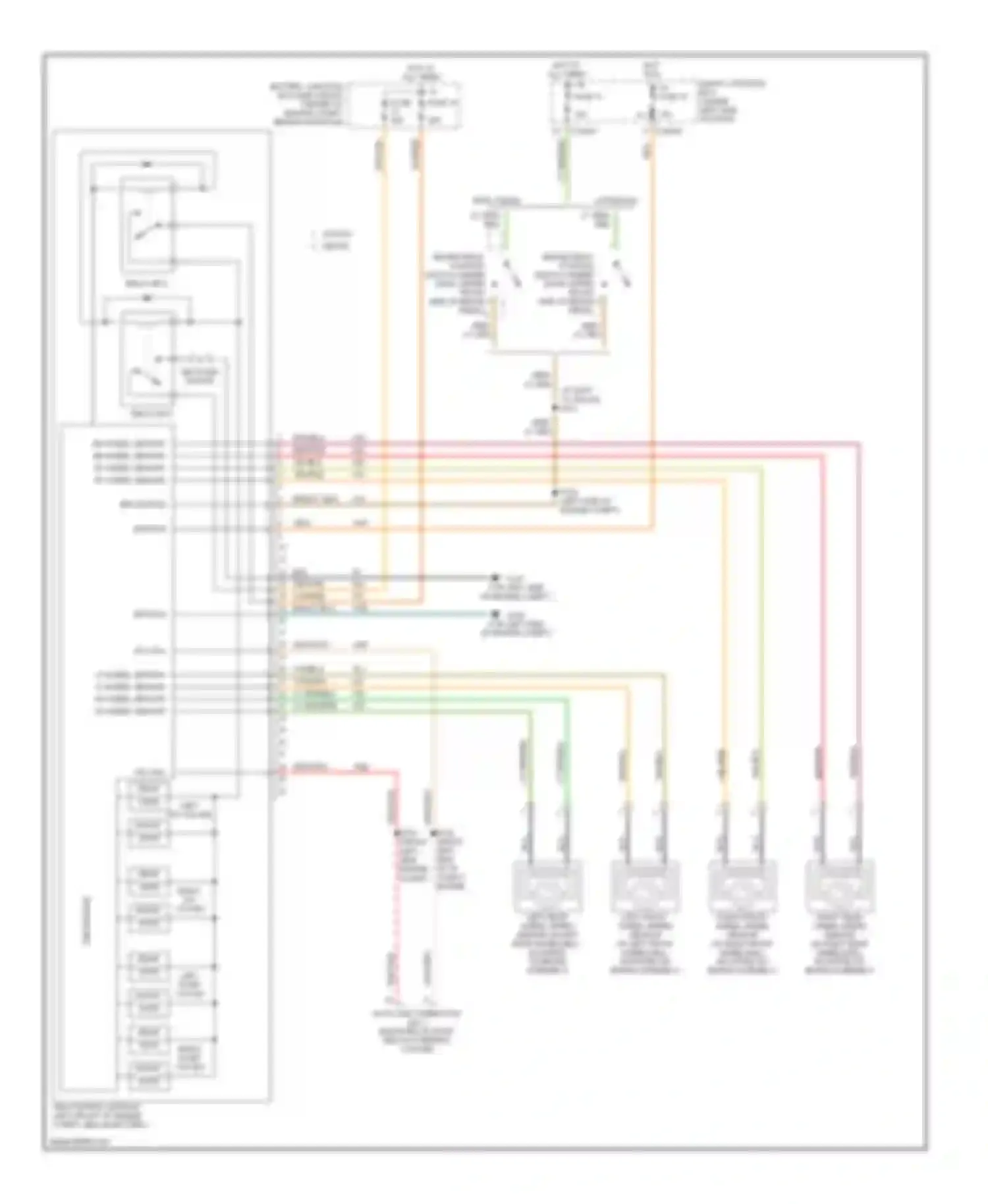 Wiring diagram run for Ford Taurus IV facelift (2004-2006) (1 of 9)