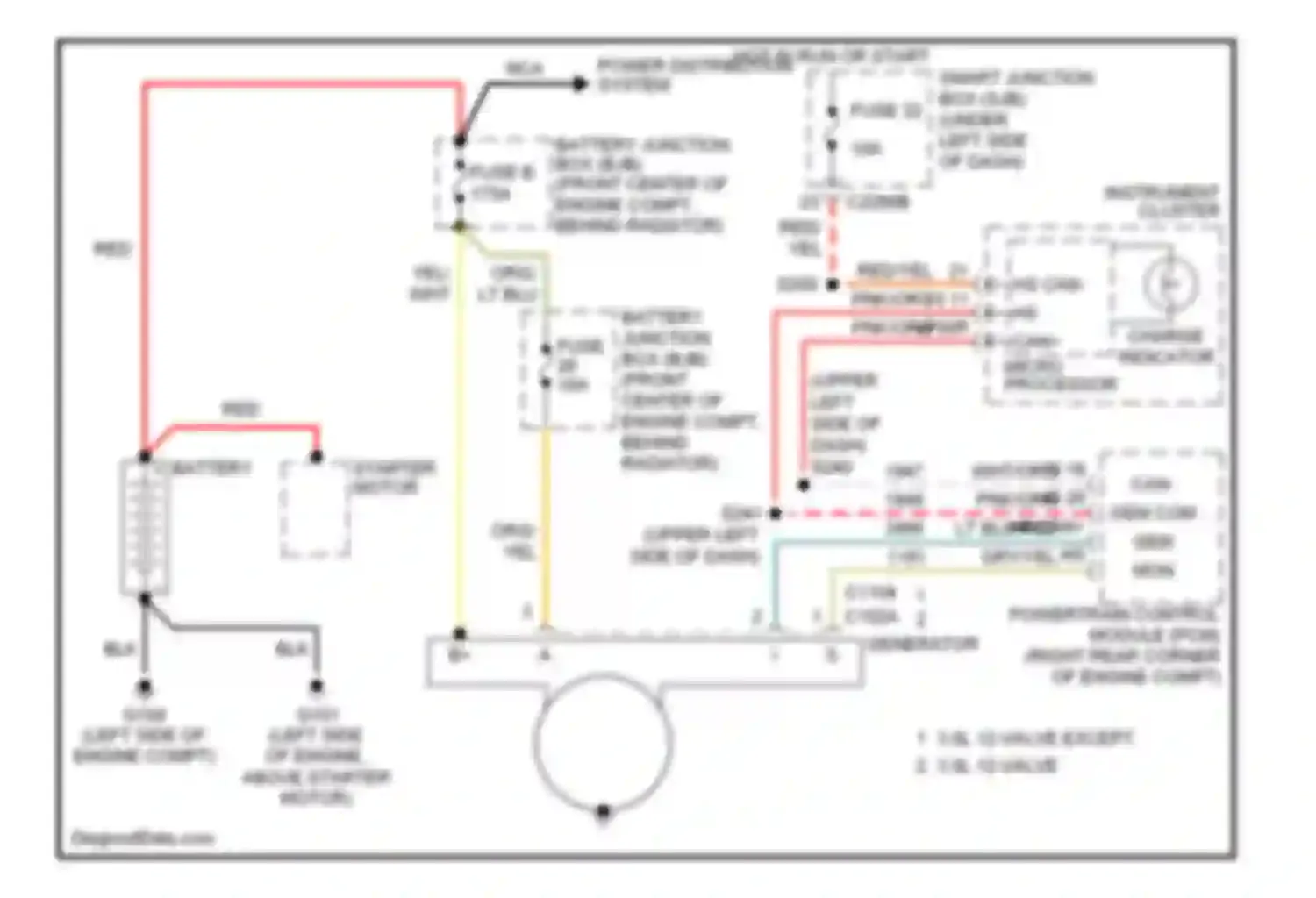 Wiring diagram wht for Ford Taurus IV facelift (2004-2006) (22 of 37)