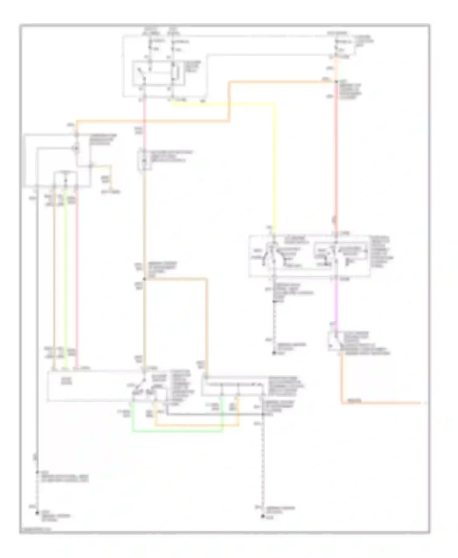 Taurus Ford IV (1999-2004): Manual a/c circuit (1 of 2)