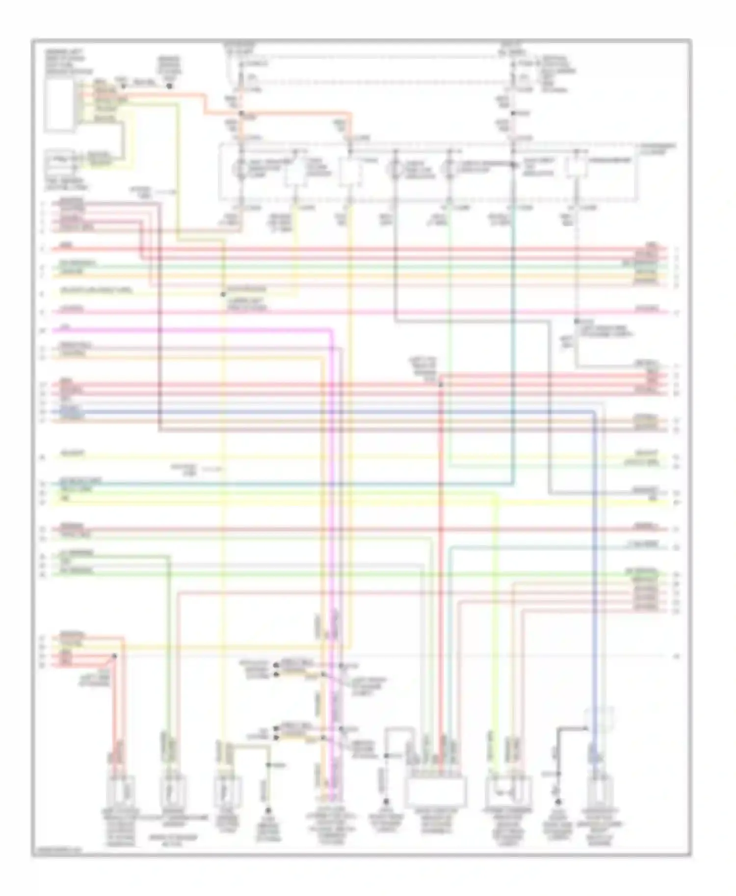 Taurus Ford IV (1999-2004): Wiring diagram engine performance 3.0l 24-valves (2 of 4)