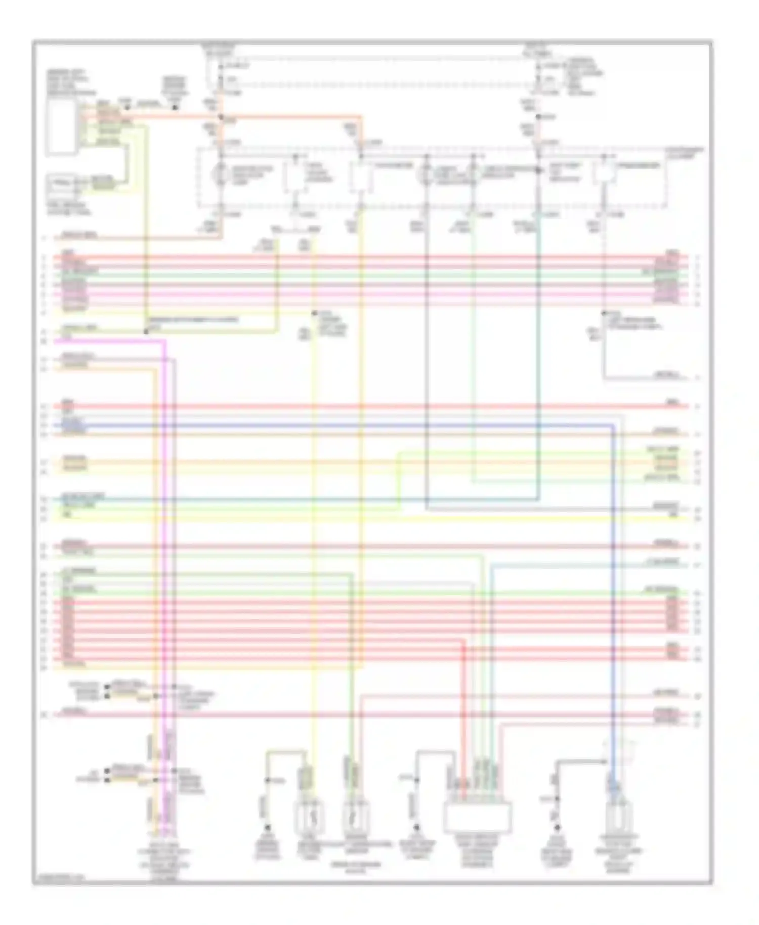 Taurus Ford IV (1999-2004): Wiring diagram engine performance 3.0l flex fuels (2 of 4)