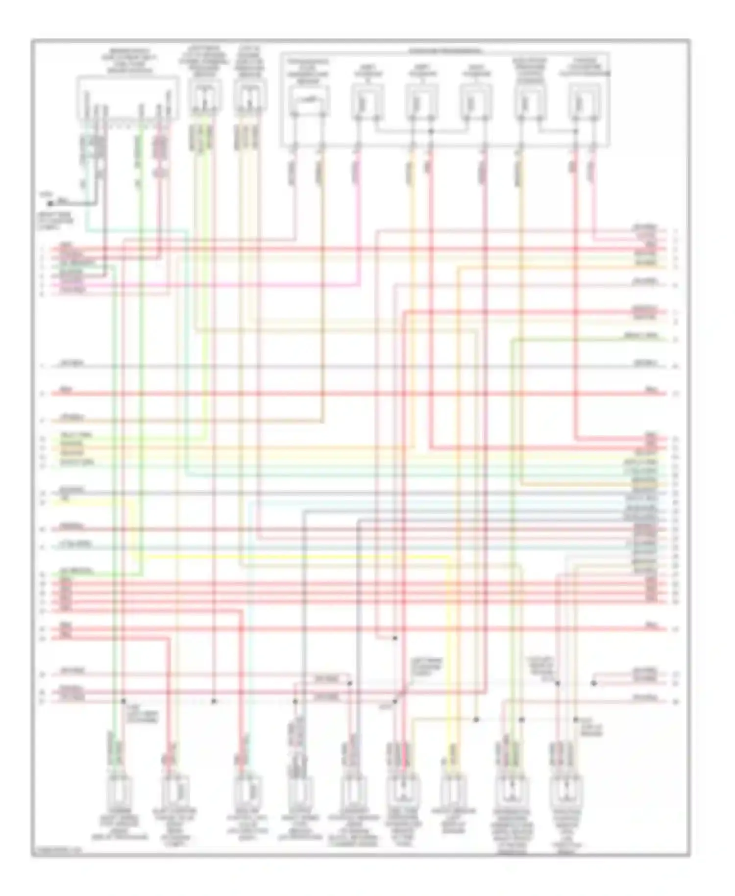 Taurus Ford IV (1999-2004): Wiring diagram engine performance 3.0l flex fuels (3 of 4)