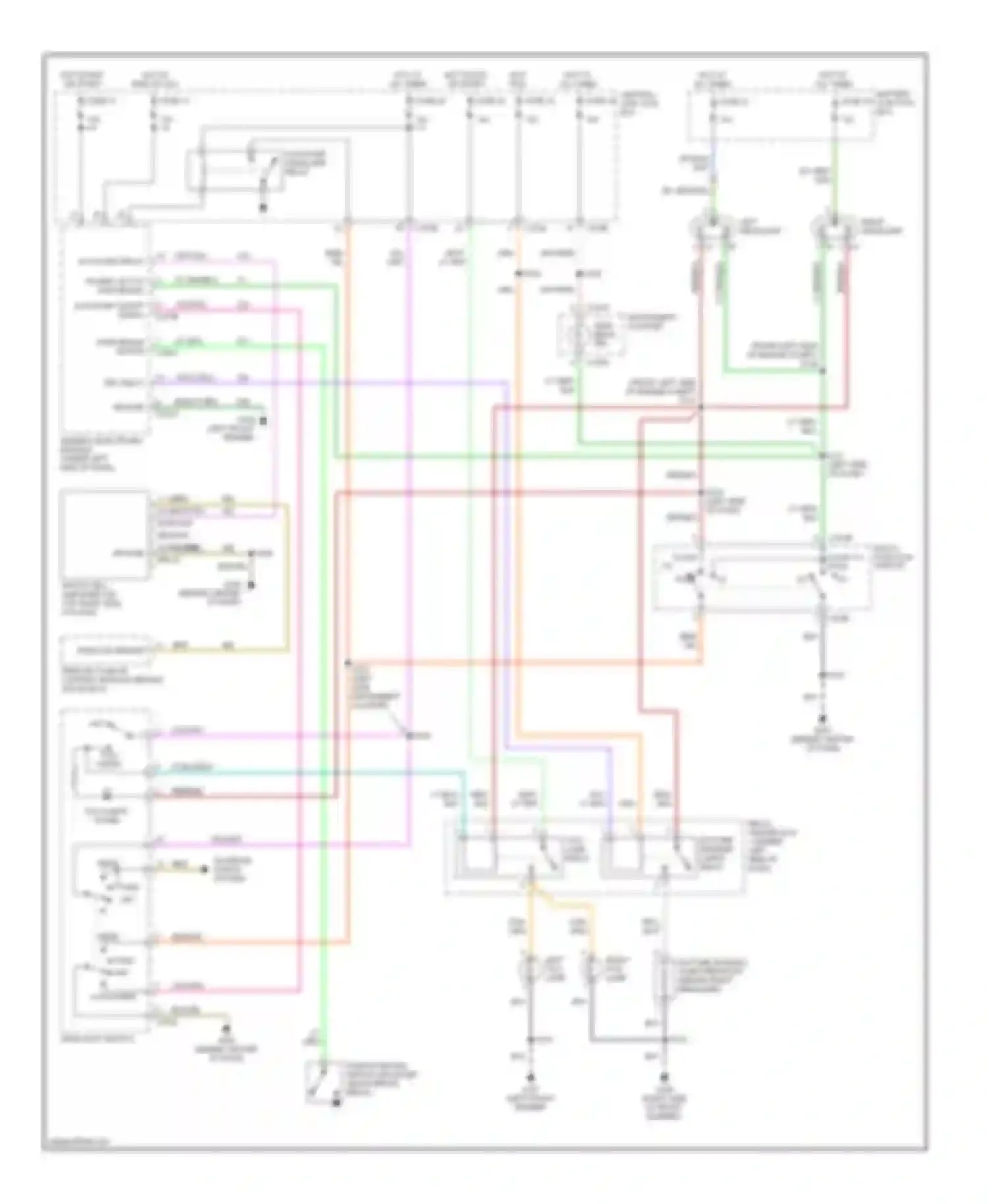 Taurus Ford IV (1999-2004): Autolamps circuit, with drl