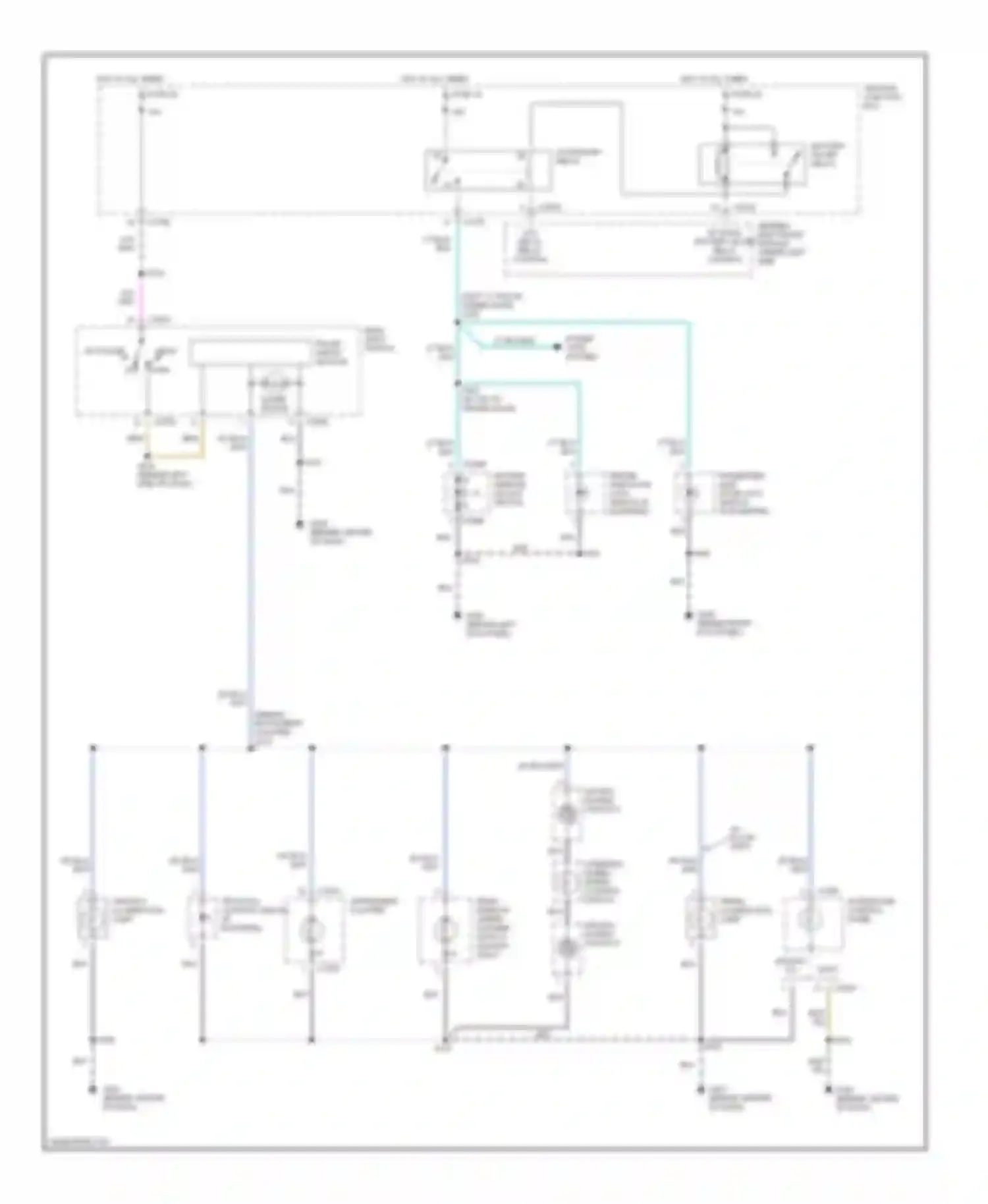 Taurus Ford IV (1999-2004): Instrument illumination circuit
