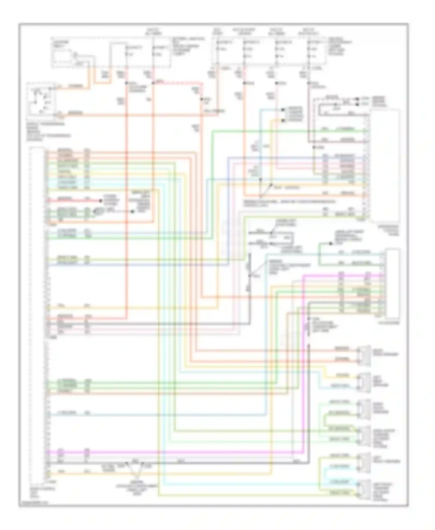 Taurus Ford IV (1999-2004): Radio circuits